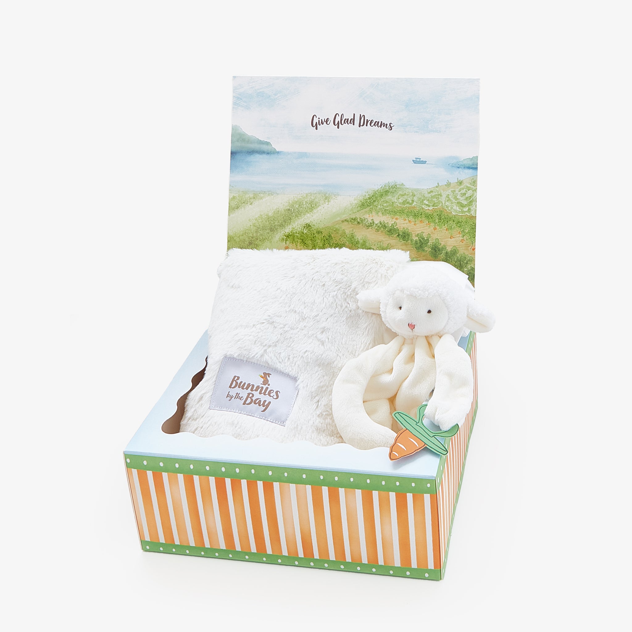 Snuggle and Soothe Baby Gift Set - Soft Cream Baby Blanket & Plush Toy Combo | Perfect for Newborns, Baby Showers & Nursery Comfort