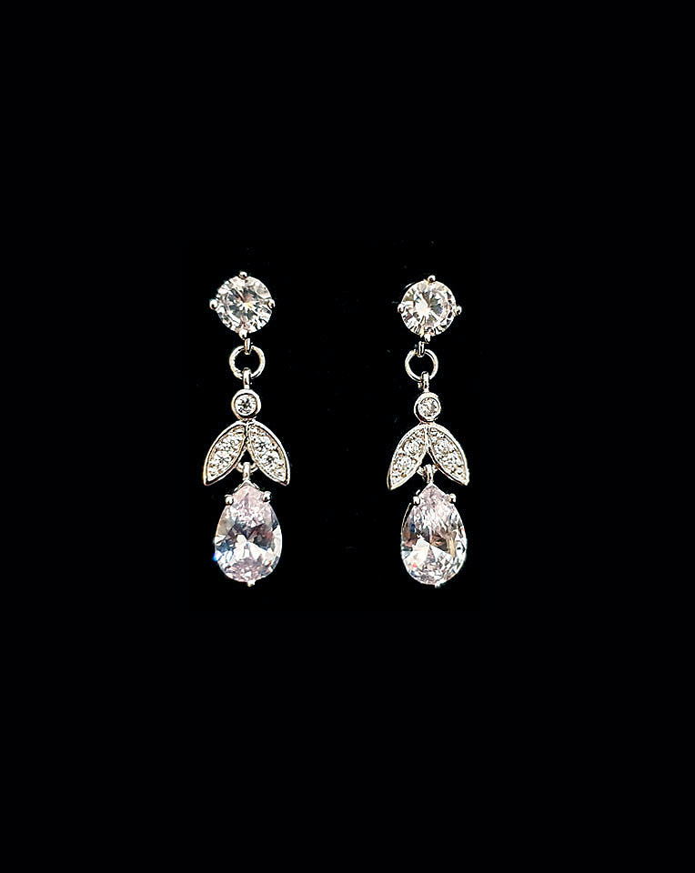 Elegant Bridal Earrings | Silk Crystal Wedding Jewelry by Stephanie Browne – Perfect for Brides, Bridesmaids & Special Occasions