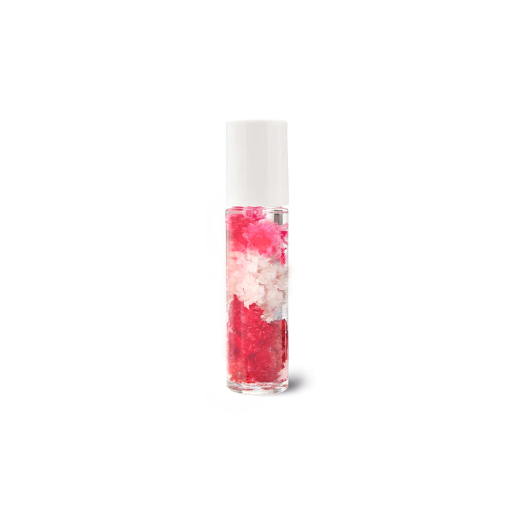 Blossom Mini Roll On Lip Gloss - 3 Pack Clear Lip Gloss for Moisturizing & Shine - Perfect for Daily Use, Parties & Makeup Touch Ups