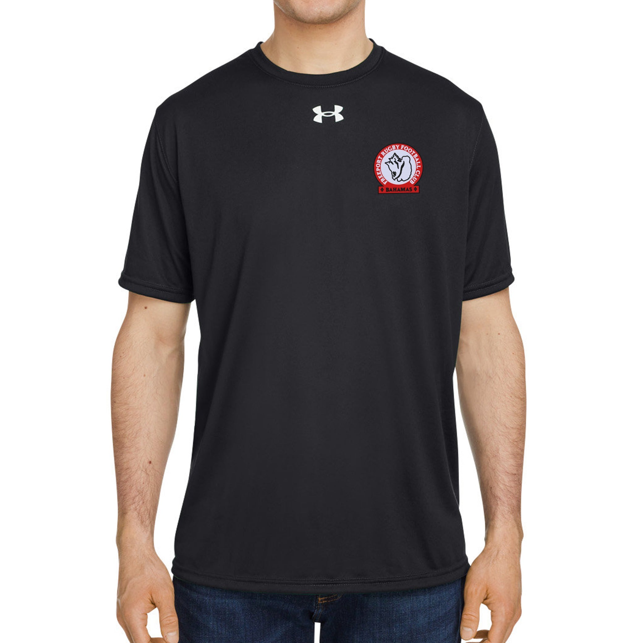 Freeport RFC UA Team Tech T-Shirt - Breathable Moisture-Wicking Performance Shirt for Rugby & Training - Men's Athletic Tee for Sports, Gym & Casual Wear
