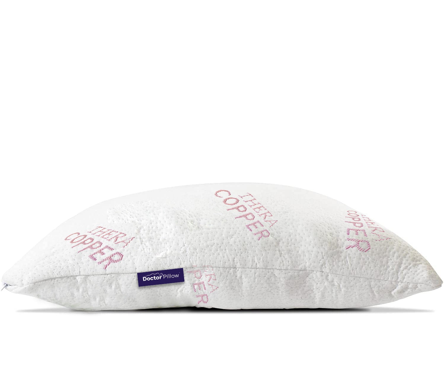 TheraCopper Pillow - Copper Infused Memory Foam Pillow for Neck Pain Relief & Better Sleep, Orthopedic Support for Side, Back & Stomach Sleepers - Home & Travel Use