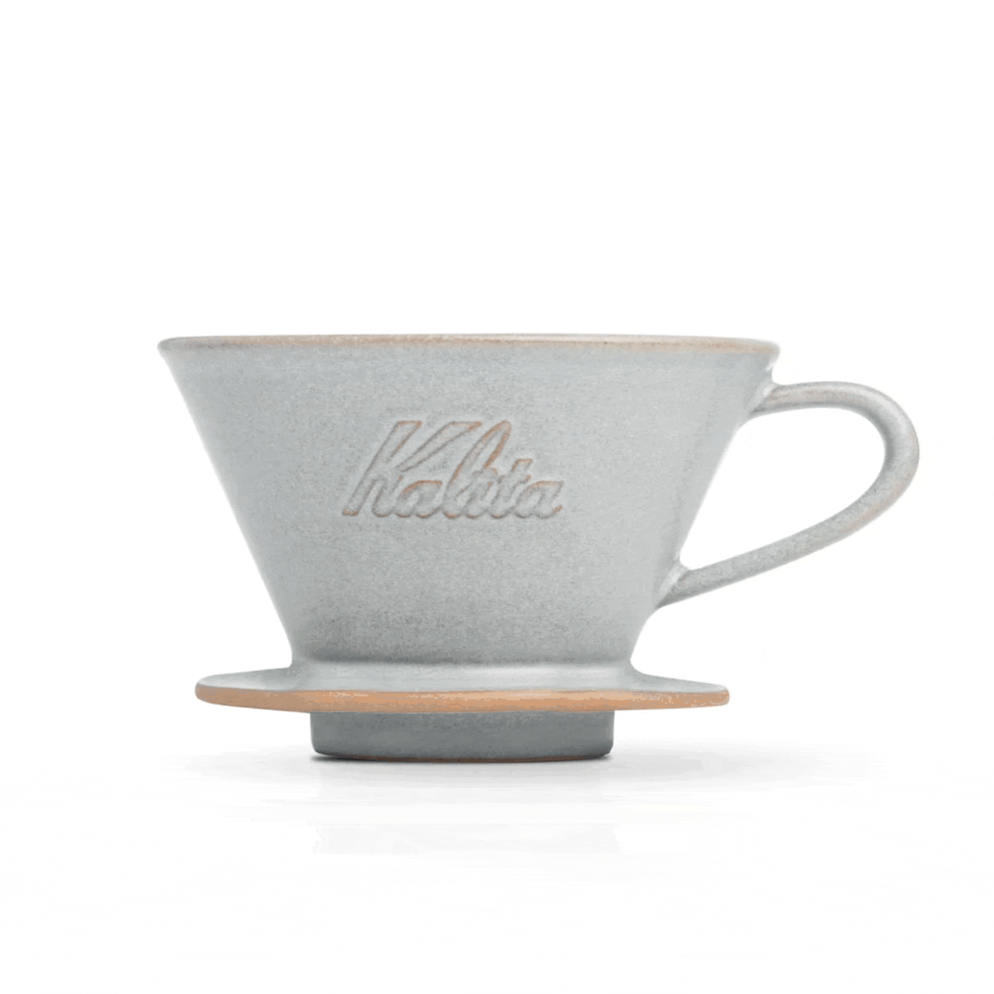 Kalita MINO Ceramic Dripper 185 - Premium Pour Over Coffee Maker for Home & Cafe Brewing | Perfect for Specialty Coffee Lovers & Baristas