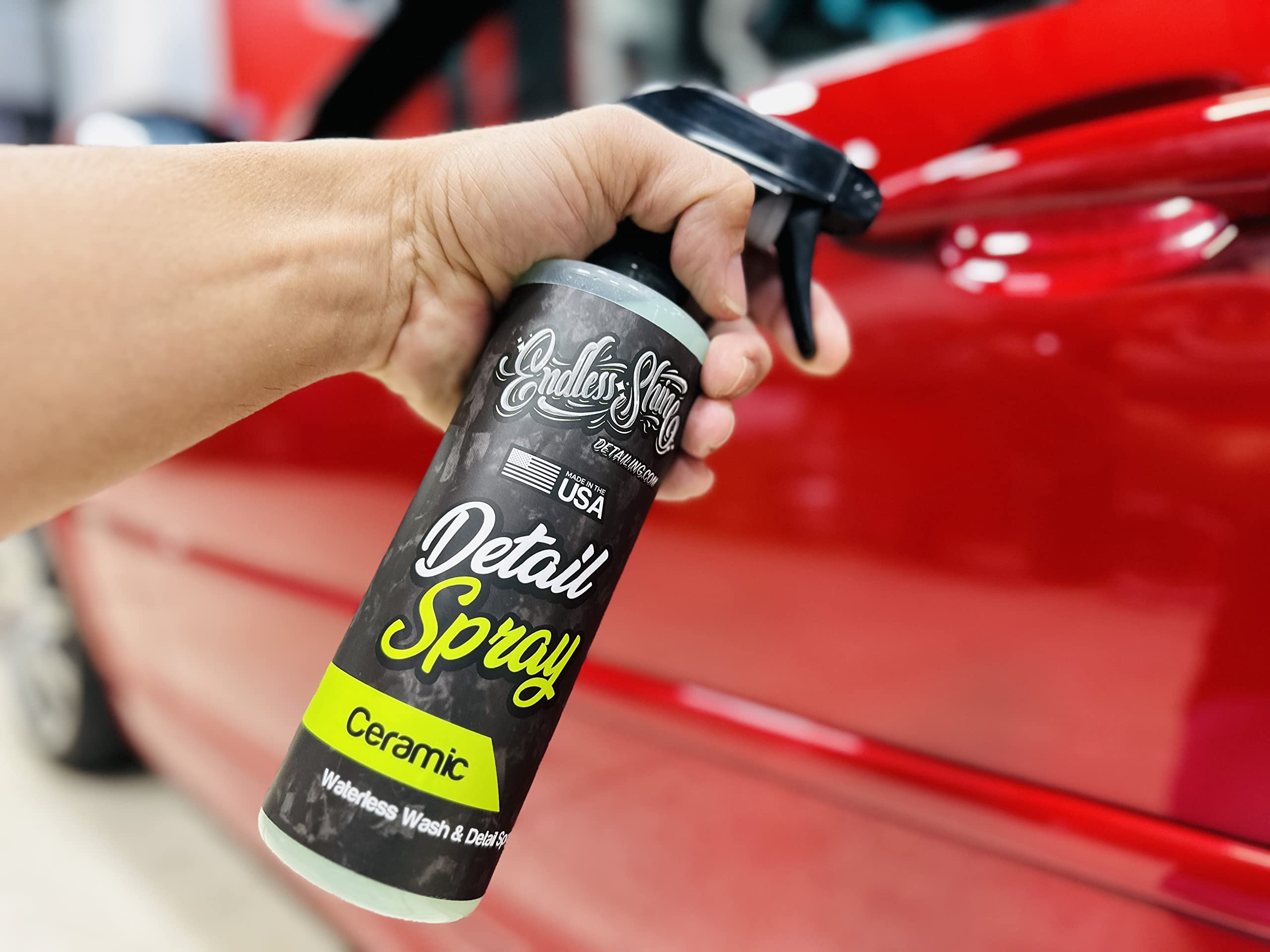 Endless Shine Ceramic Detail Spray (16oz) - Premium Car Detailing Spray for Long-Lasting Shine & Protection - Perfect for Cars, Trucks & Motorcycles