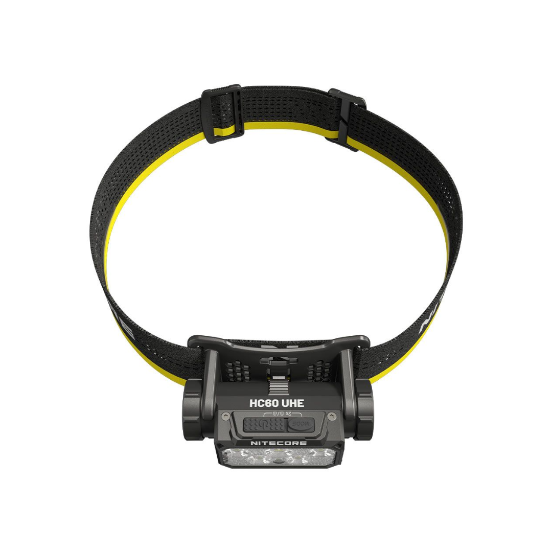 Nitecore HC60 UHE Headlamp - 1000 Lumen Rechargeable LED Headlight for Camping, Hiking, Running & Outdoor Activities - Waterproof & Lightweight Design