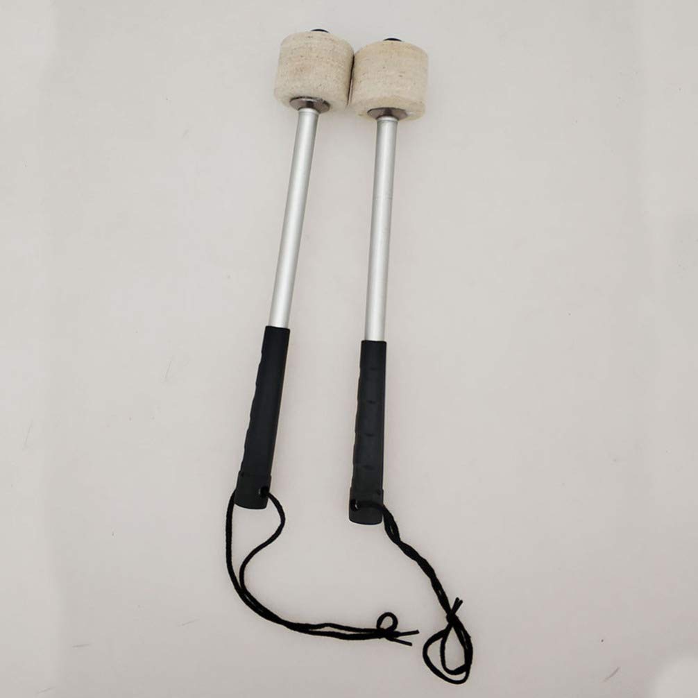 Professional Timpani Mallets with Felt Head & Stainless Steel Handle - Drum Mallet for Percussion Instruments | Perfect for Orchestras, Drum Kits & Music Classrooms