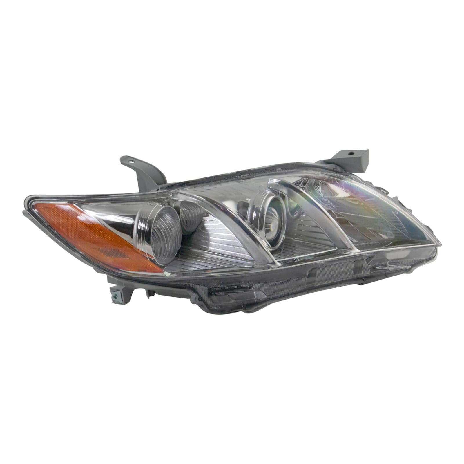 2007-2009 Toyota Camry Headlight Assembly Set - Driver & Passenger Side Replacement Headlights (TO2518105 TO2519105) - Perfect for Night Driving & Foggy Conditions