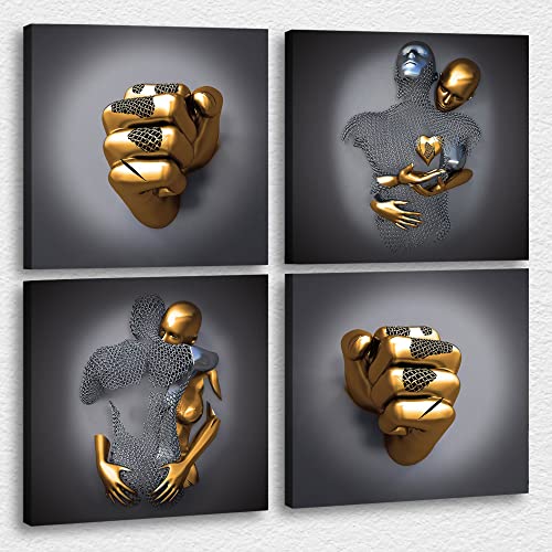 4 Piece 3d Canvas Print-21
