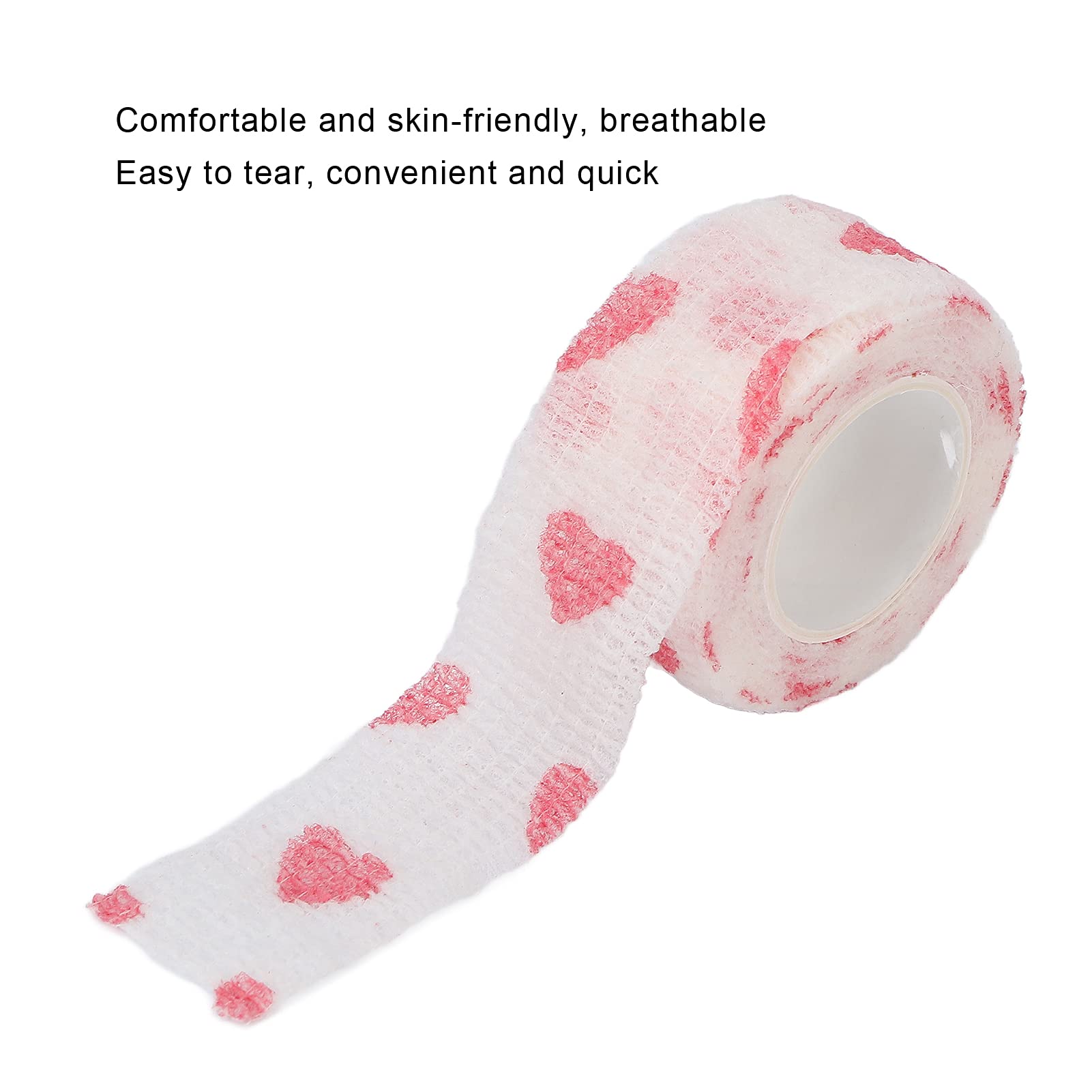 Self-Adhesive Bandage Wrap - Stretch Non-Woven Elastic Tape for Sports, Wrist & Finger Support - Adjustable Athletic Wrap for Injury Prevention & Recovery