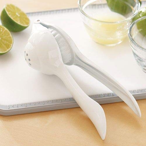 Premium Stainless Steel Citrus Press - Handheld Lemon & Lime Juicer for Fresh Juice - Perfect for Cocktails, Cooking & Healthy Drinks