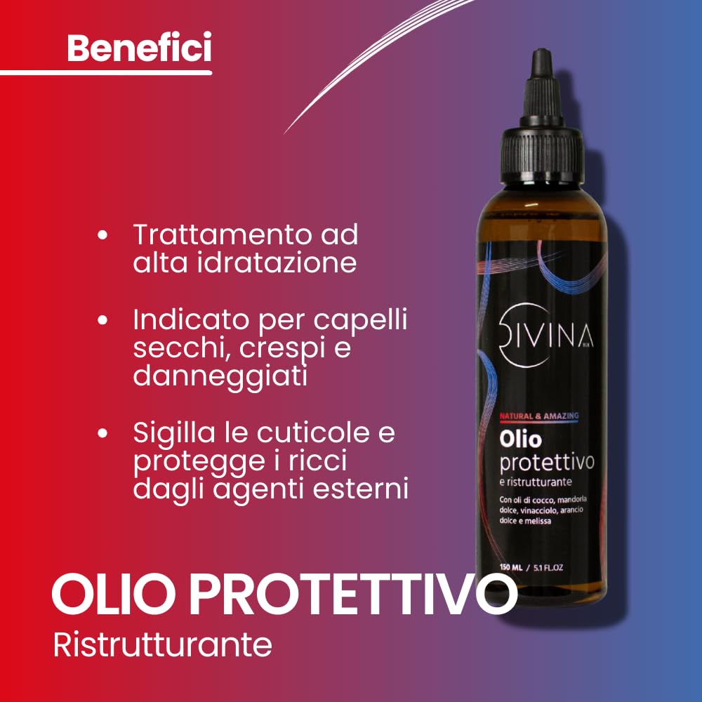 DIVINA BLK Complete Afro Hair Care Kit - Natural & Amazing for Curly, Coily, and Kinky Hair - Perfect for Daily Moisturizing, Styling, and Deep Conditioning