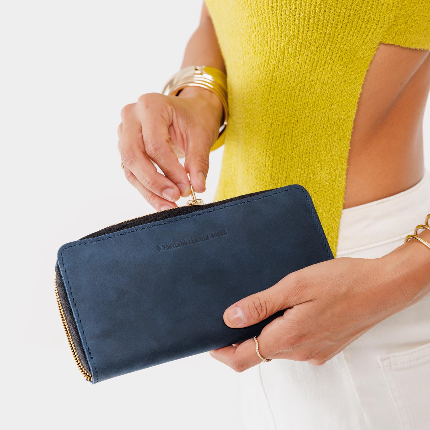Almost Perfect Accordion Zip Wallet - Stylish Multi-Pocket RFID Blocking Wallet for Men & Women - Perfect for Travel, Shopping & Everyday Use