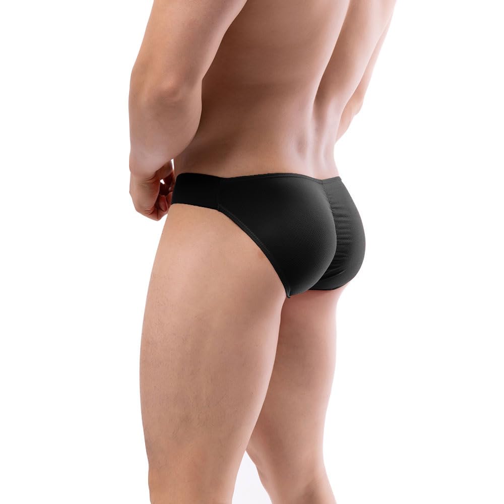 Men's Bikini Briefs - Soft Breathable Micro Mesh Underwear with Bulge Pouch & Scrunch Butt Design - Summer Comfort for Gym, Swimming & Daily Wear