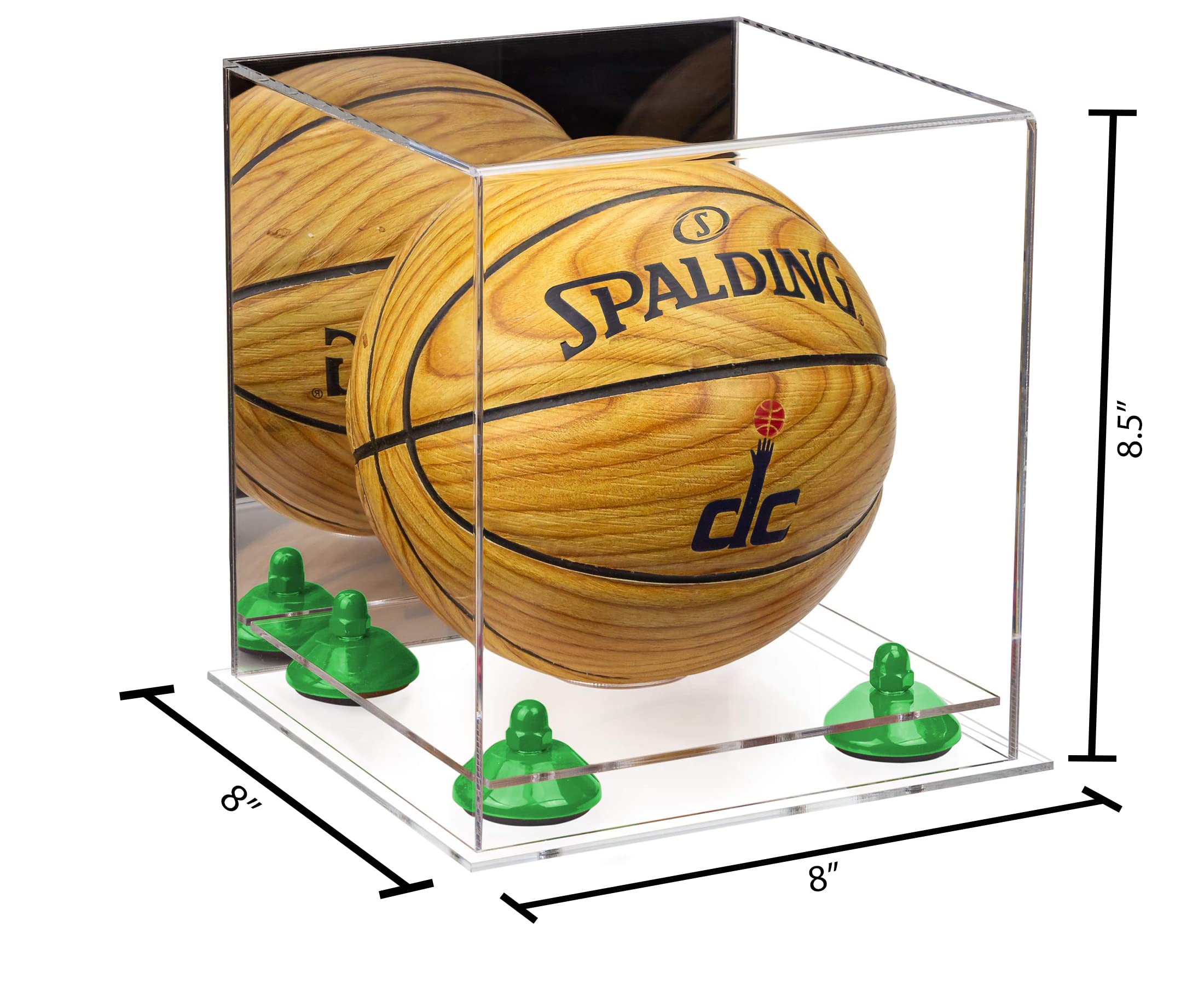Acrylic Mini Basketball Display Case - Perfect for Collectibles, Awards & Memorabilia - Ideal for Home, Office & Sports Fan Gifts
