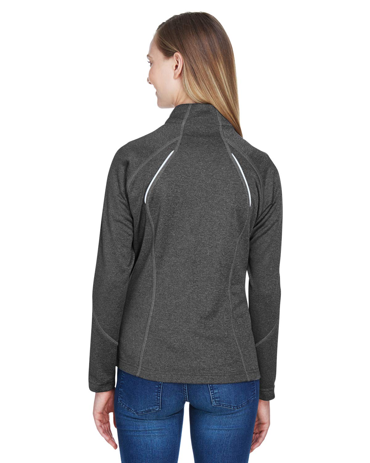 North End Women's Performance Brushed Fleece Jacket - Warm Winter Running & Outdoor Activewear for Hiking, Camping & Casual Wear