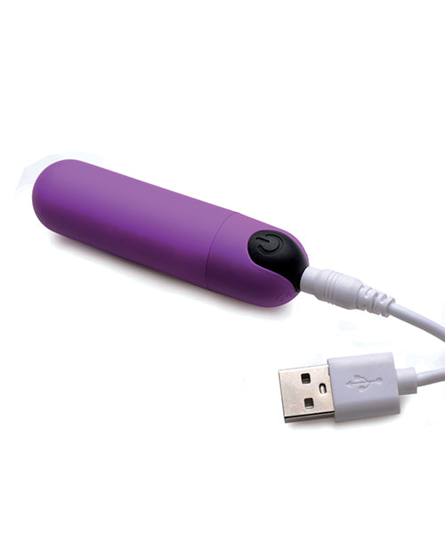Bang! Powerful Rechargeable Vibrating Bullet with Wireless Remote Control - Purple Adult Toy for Couples & Solo Play - Perfect for Bedroom Fun & Spicing Up Relationships
