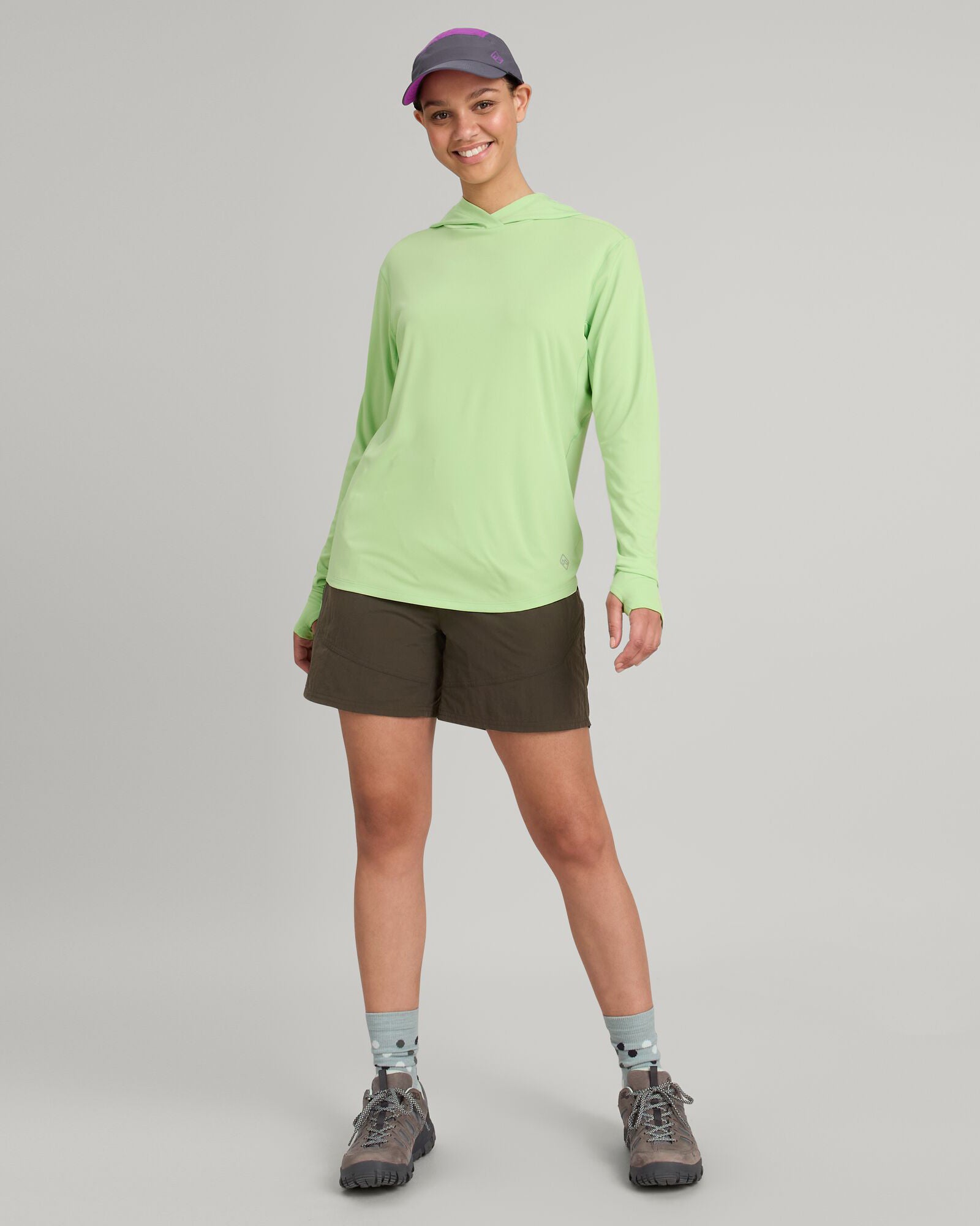 Women's SUN Stopper Hoodie - UPF 50+ UV Protection, Lightweight & Glowy Skin Effect for Outdoor Activities, Hiking & Beach Wear