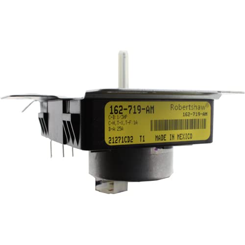 ClimaTek Dryer Timer Control Replacement for Robertshaw W10857611 - Compatible with Major Dryer Brands, Easy Installation for Home Laundry Appliances