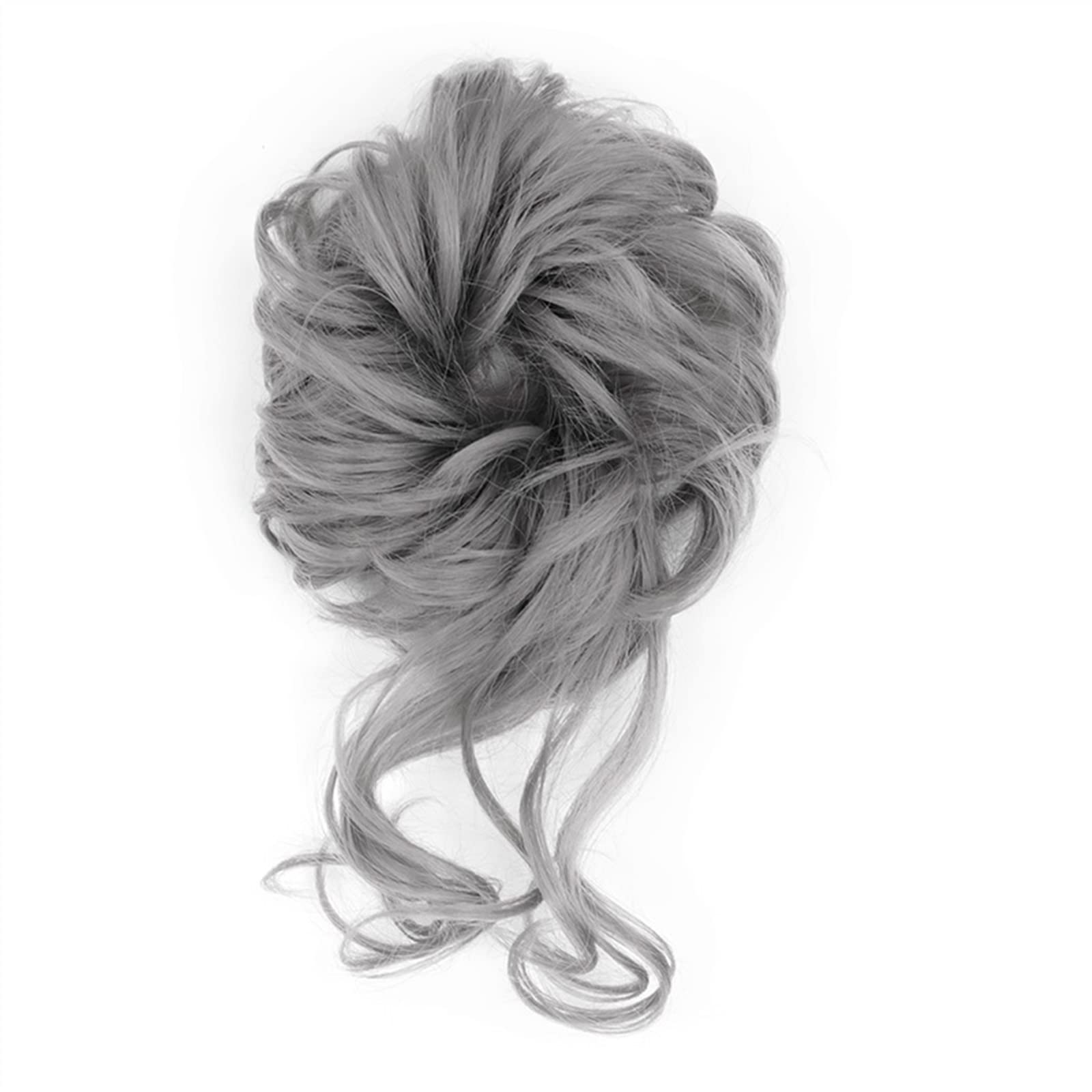 SUNESA Women's Synthetic Hair Scrunchies with Tassels - Ponytail & Messy Bun Hair Extensions, Elastic Rubber Band Hair Ties for Women | Perfect for Casual, Office & Party Hairstyles