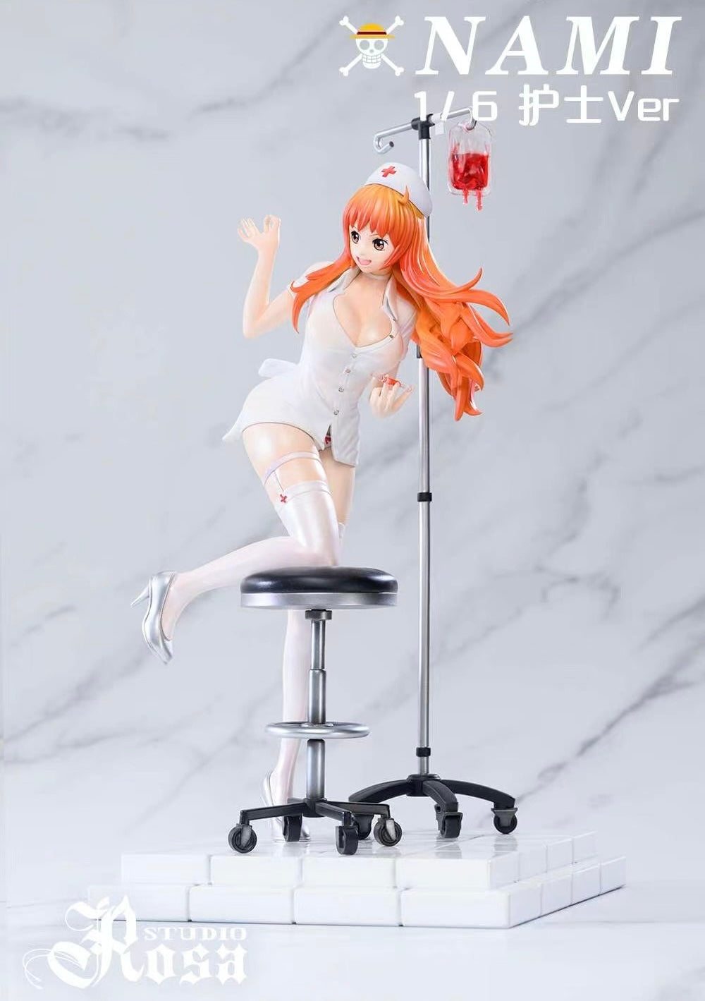Rosa Studio Nurse Nami Cosplay Costume - One Piece Anime Halloween Outfit for Women | Perfect for Cosplay Events, Halloween Parties, and Anime Conventions