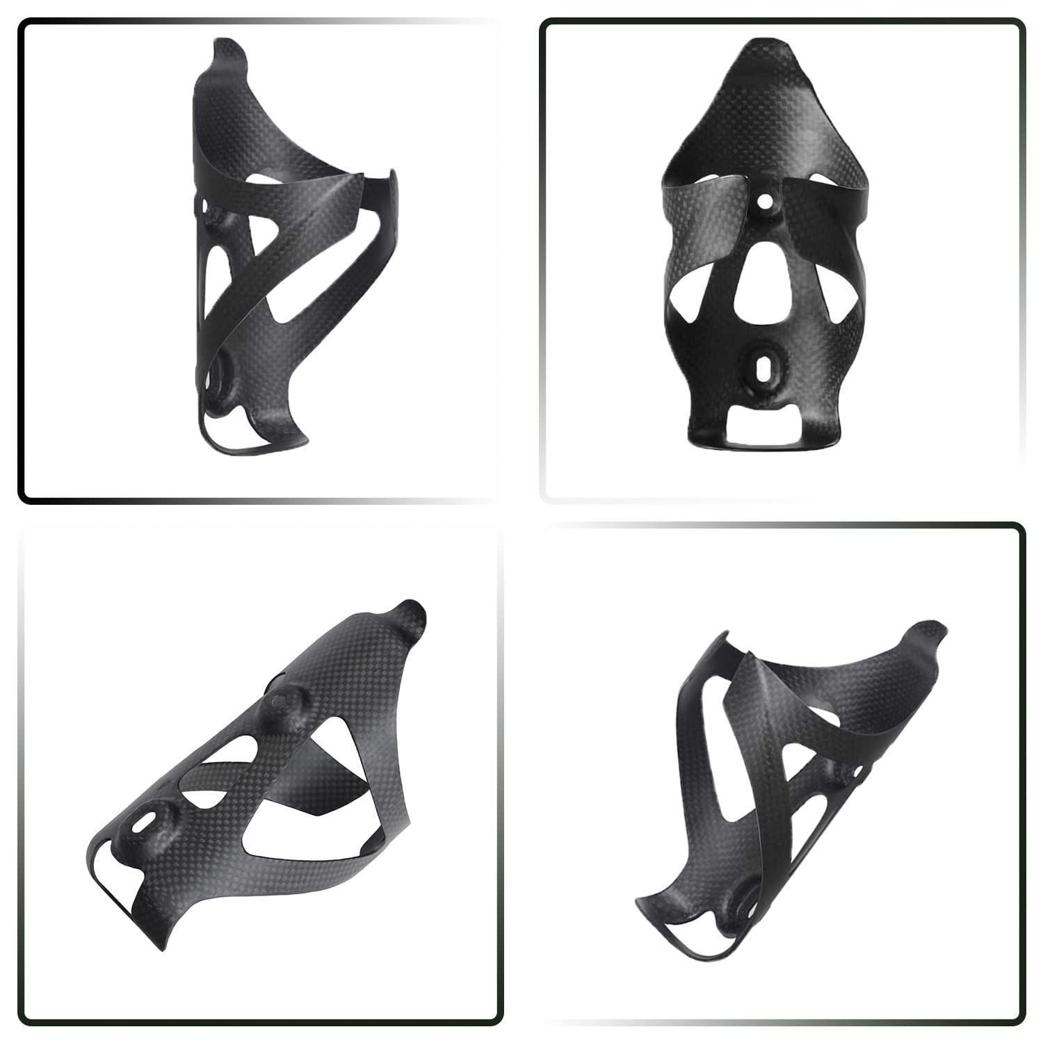Ultralight Carbon Fiber Bike Water Bottle Cage for MTB & Road Cycling