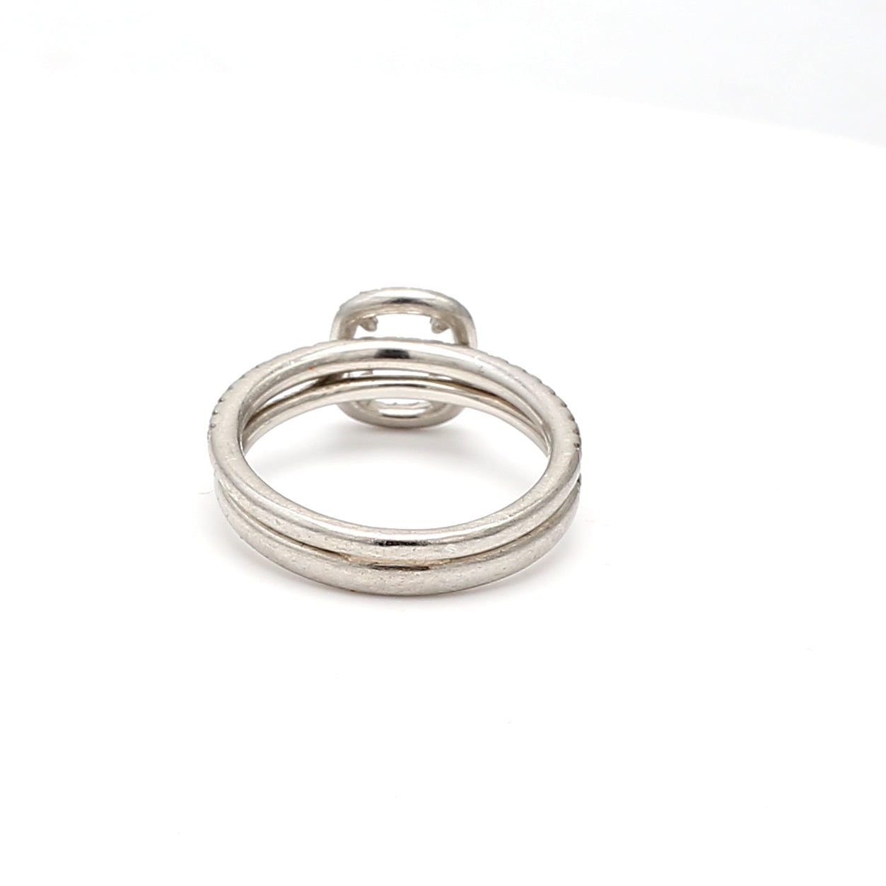 0.20 Carat Round Brilliant I SI1 Diamond Platinum Semi Mount Ring - Perfect for Engagement, Wedding Bands & Anniversary Gifts