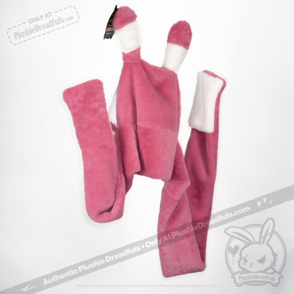 Scoodie Dreadful BPD Rabbit Scarf Hoodie - Cozy Winter Wear for Women, Cute Animal Print Fashion Hooded Scarf - Perfect for Cold Weather, Outdoor Activities & Mental Health Awareness