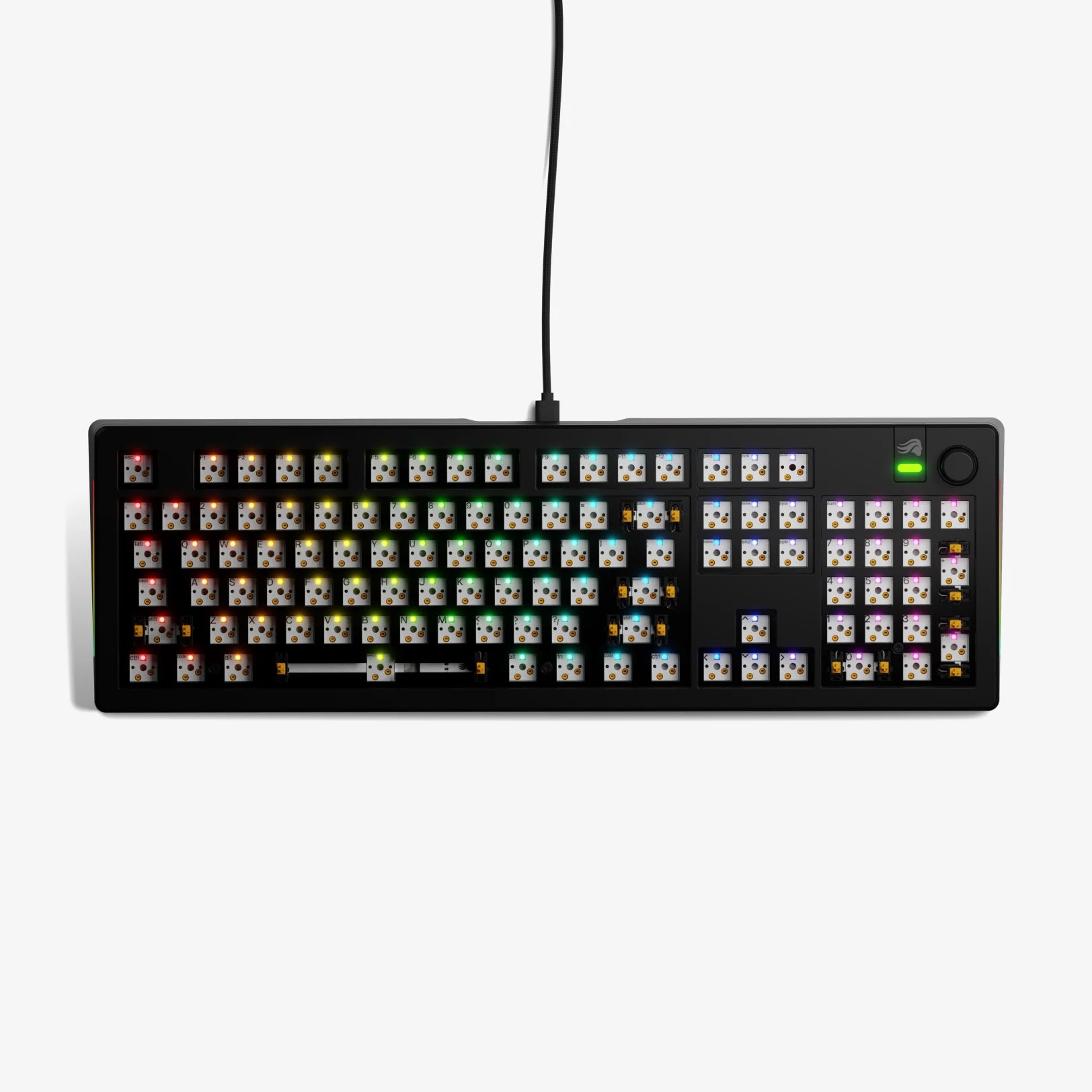 GMMK 3 60% Hot-Swappable Mechanical Gaming Keyboard Barebones Kit - Compact RGB Backlit for PC, Mac, Esports & Typing Enthusiasts
