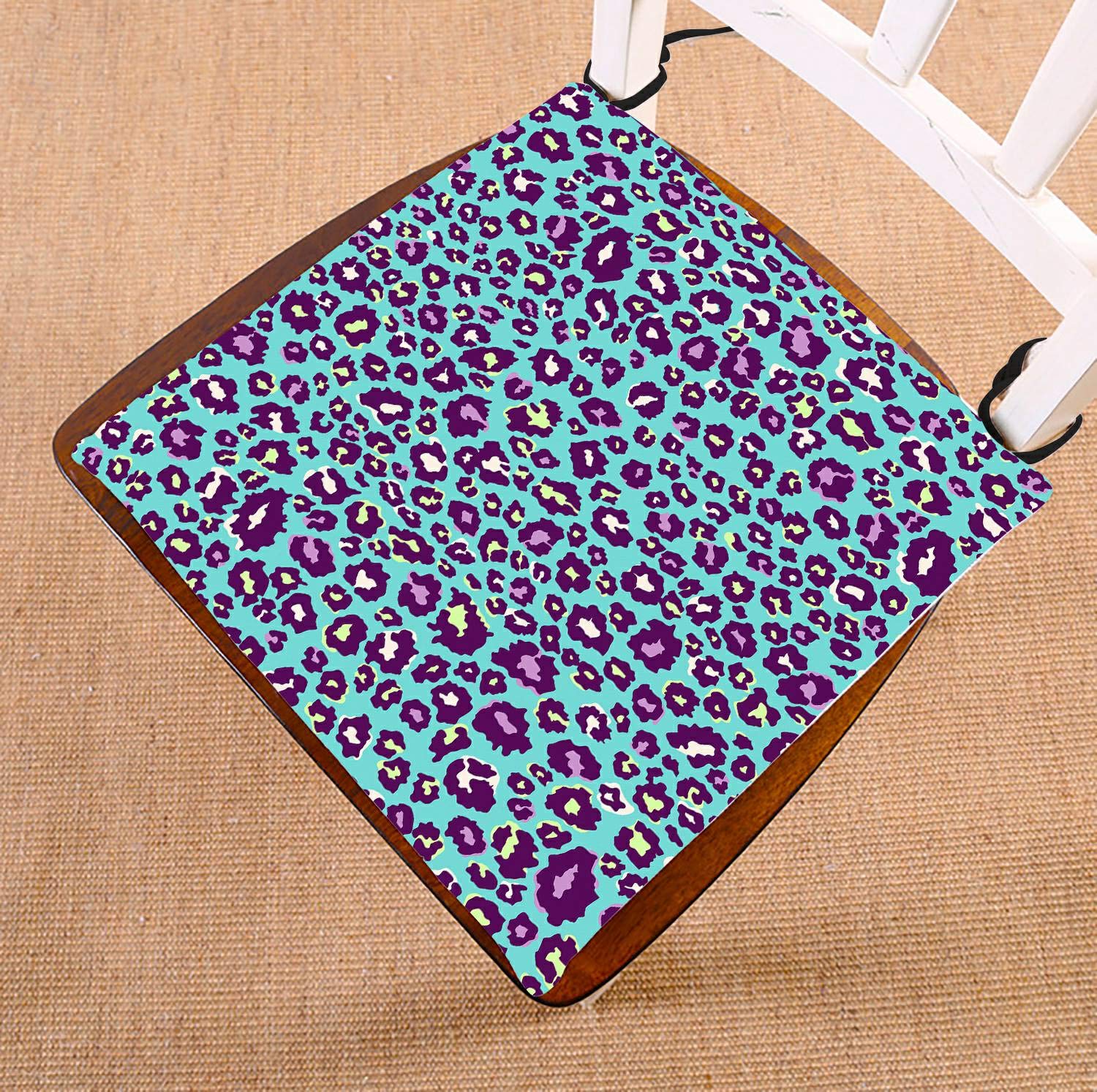 Stylish Colorful Leopard Print Bed Runner - 20x95 Inch Decorative Bed Scarf for Master Bedroom, Guest Room & Hotel Decor | Soft & Elegant Bedding Accent