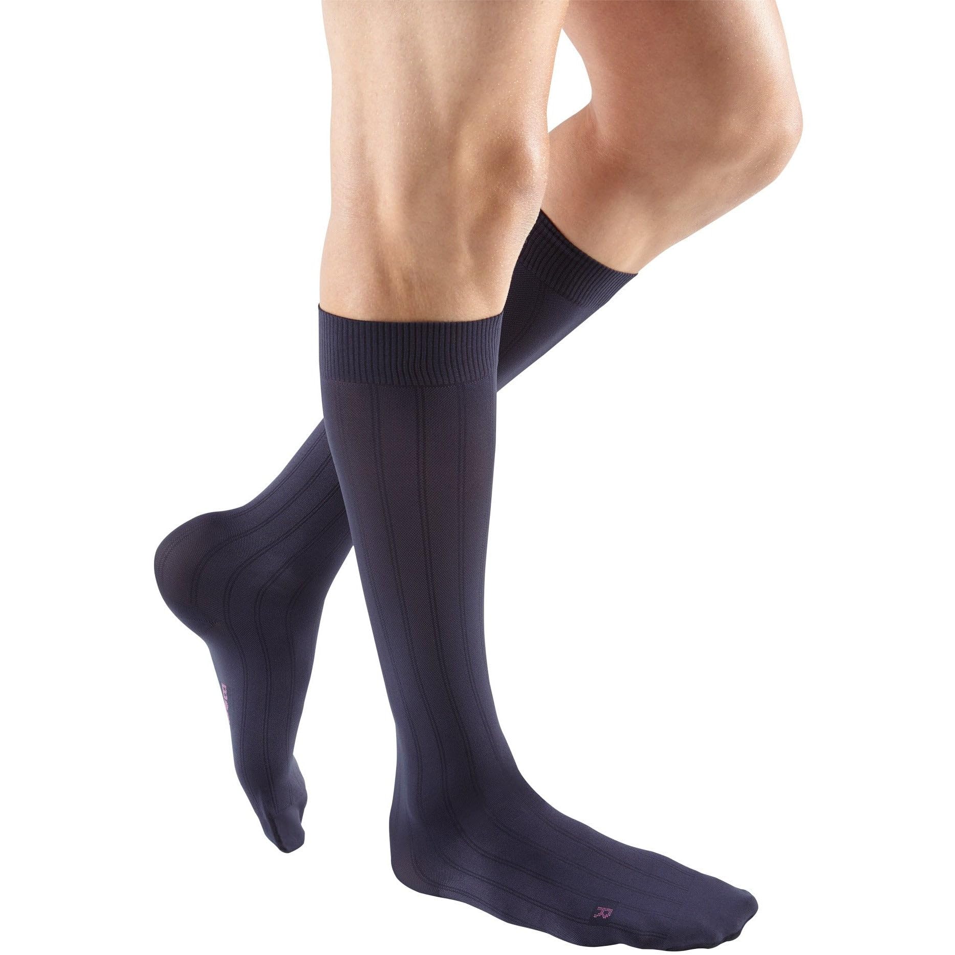 Mediven for Men Classic 20-30 mmHg Compression Socks - Calf High Support Stockings for Improved Leg Circulation & Comfort | Ideal for Travel, Work & Varicose Vein Relief