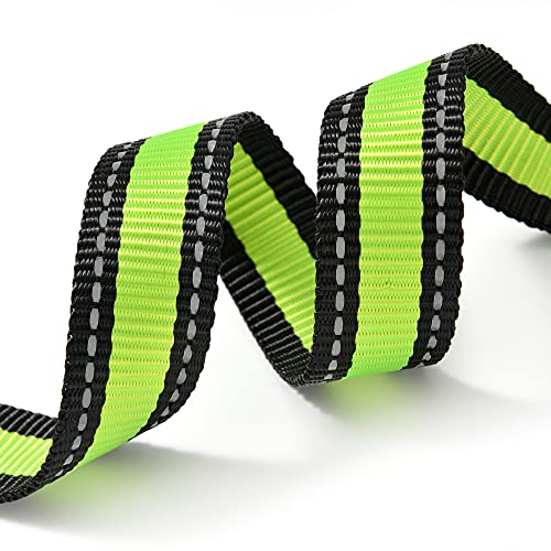 2 Reflective Line-Lime Green
