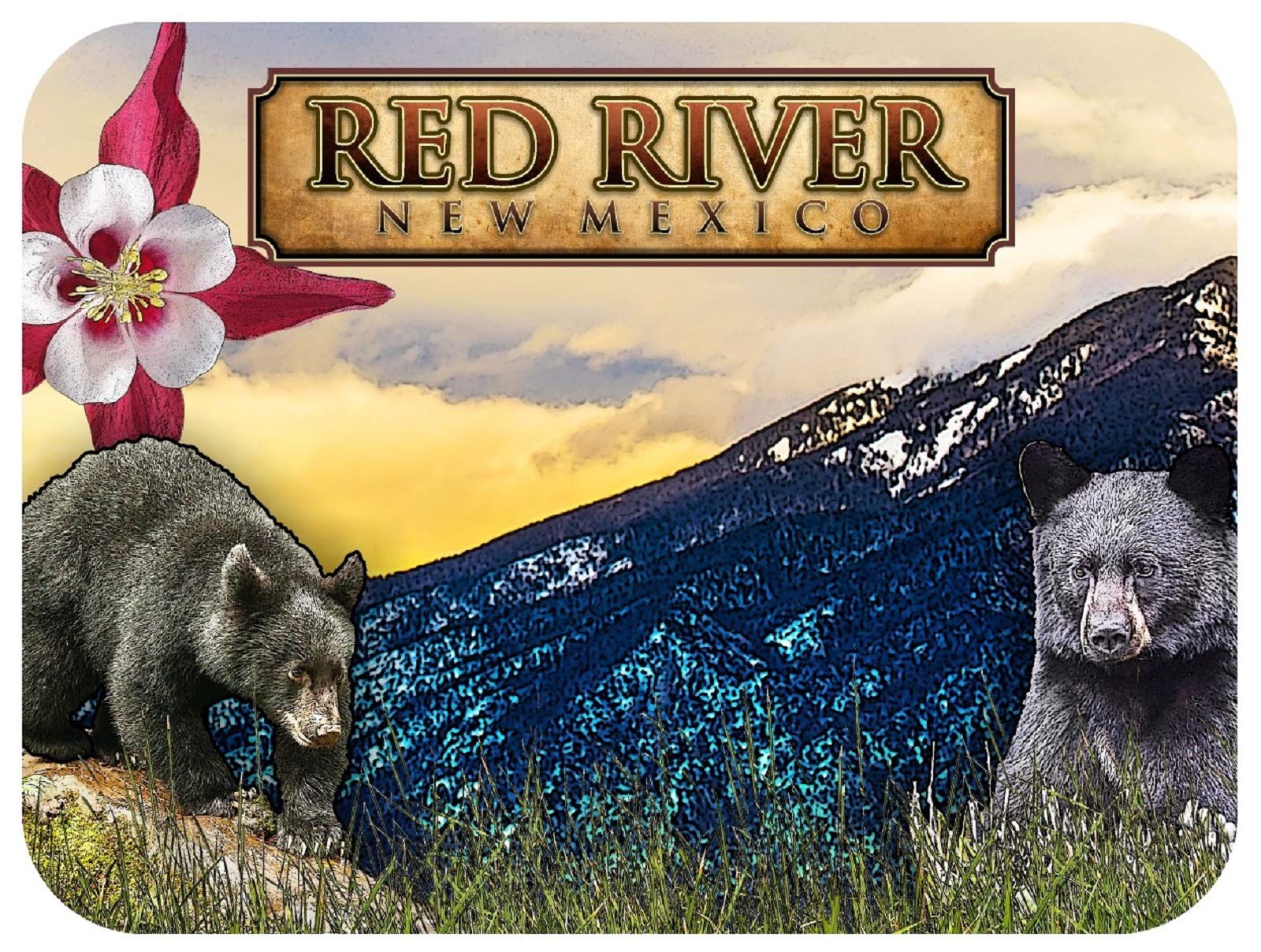Red River New Mexico Souvenir Fridge Magnet - Collectible Travel Memorabilia for Refrigerators & Metal Surfaces | Perfect for Home, Office & Gifts