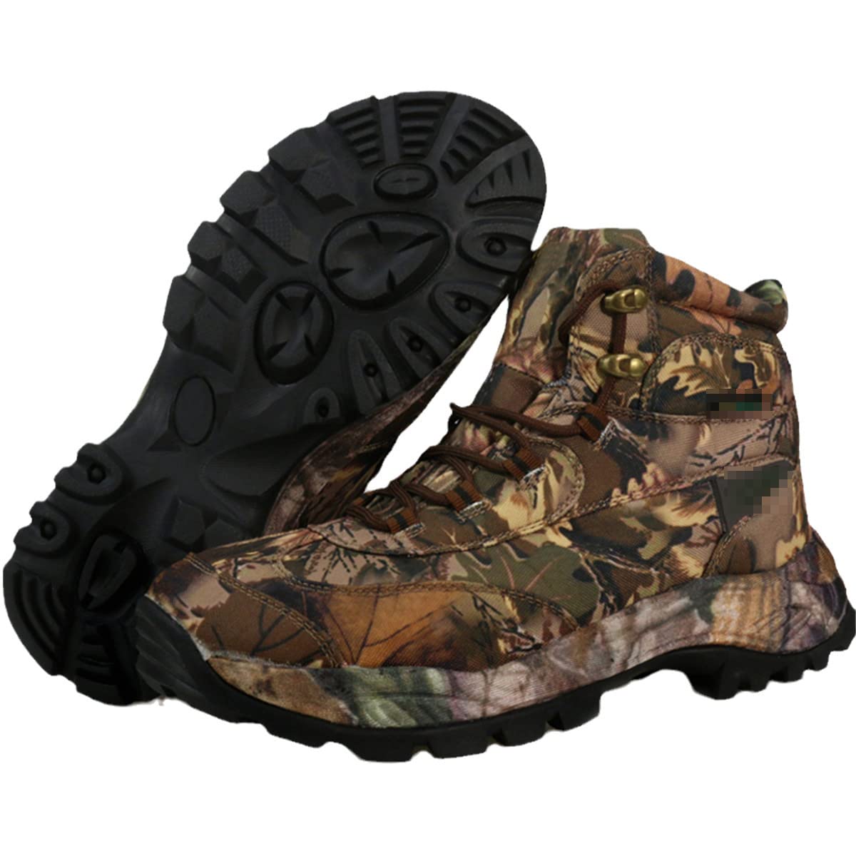 Waterproof Men's Tactical Hiking Boots - Outdoor Winter Hunting Shoes for Mountain Climbing & Sports (Brown, Size 42) - Durable Traction for Rugged Terrain & Cold Weather Adventures