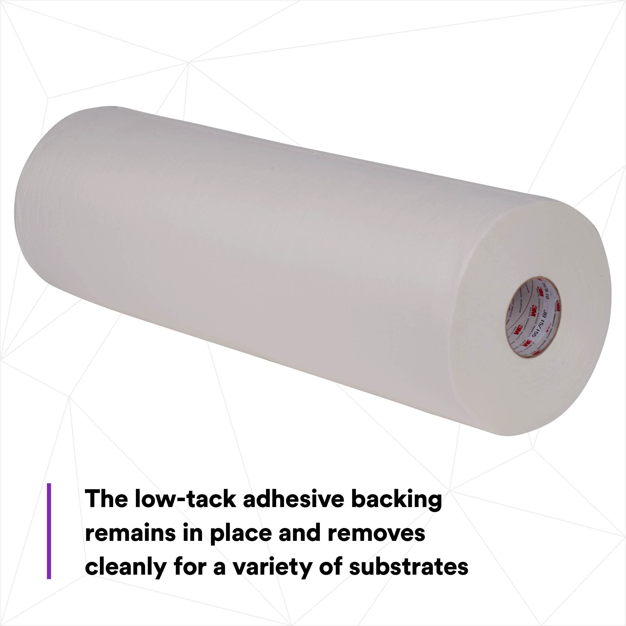 3M Dirt Trap Protection Material 37852 - Gray Nonwoven Overspray Protection Roll (28