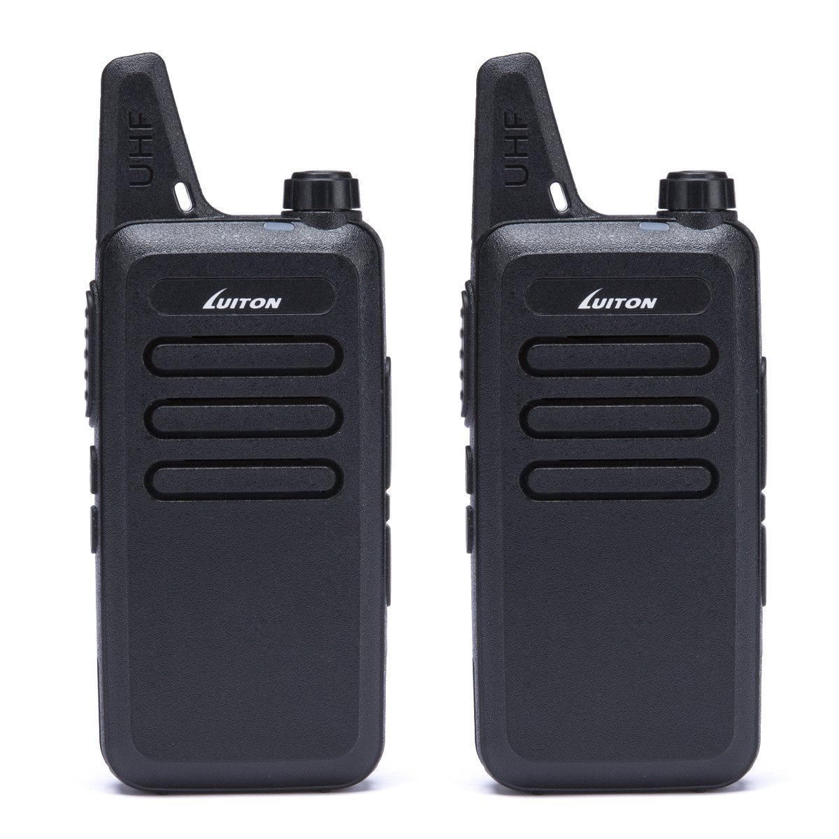 LT-316 GMRS Walkie Talkies for Adults - 3 Watts Output, 5-10 Miles Range, UHF Two Way Radios with Micro USB Charging - Perfect for Outdoor Camping, Hiking, Hunting & Emergency Communication (Pair, Black)