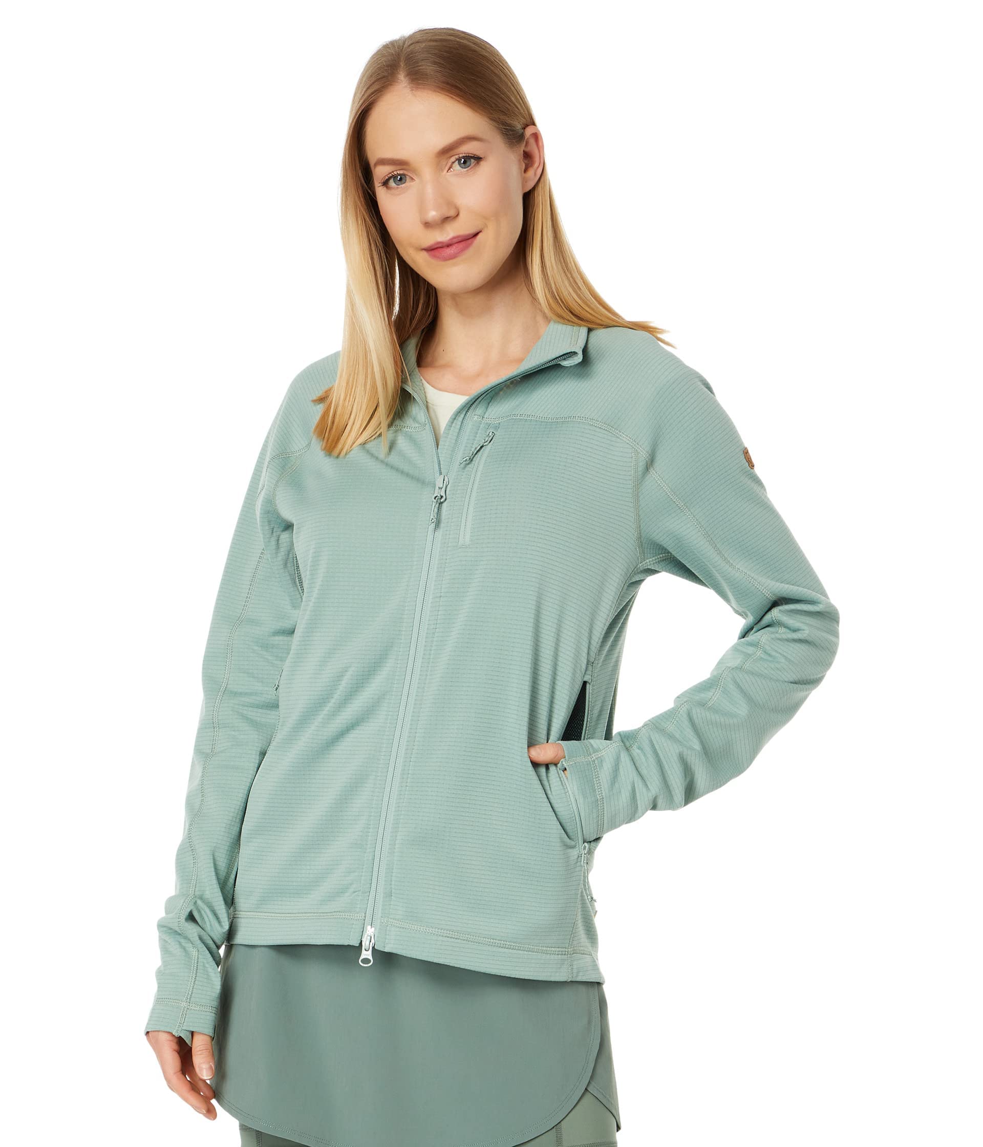 Fjallraven Abisko Lite Fleece Jacket for Men - Lightweight Outdoor Fleece Pullover for Hiking, Camping & Travel | Water-Resistant & Breathable