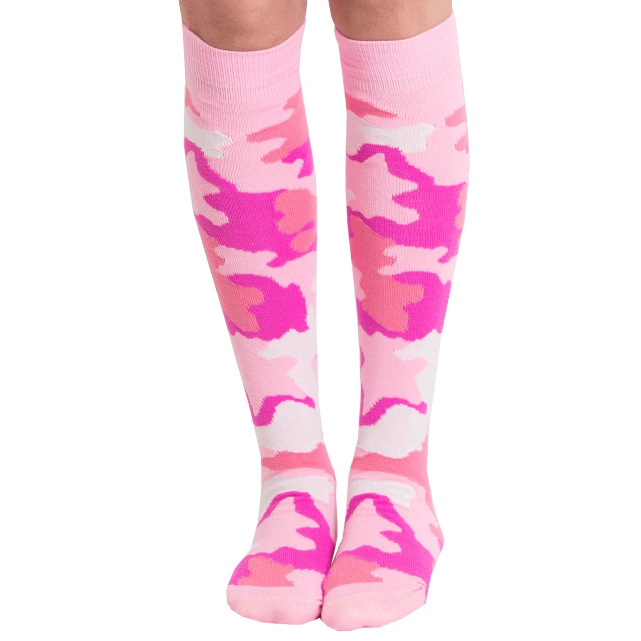 Chrissy's Women's Camo Knee High Socks - Fashionable & Comfortable Hunting Socks for Outdoor, Hiking & Casual Wear