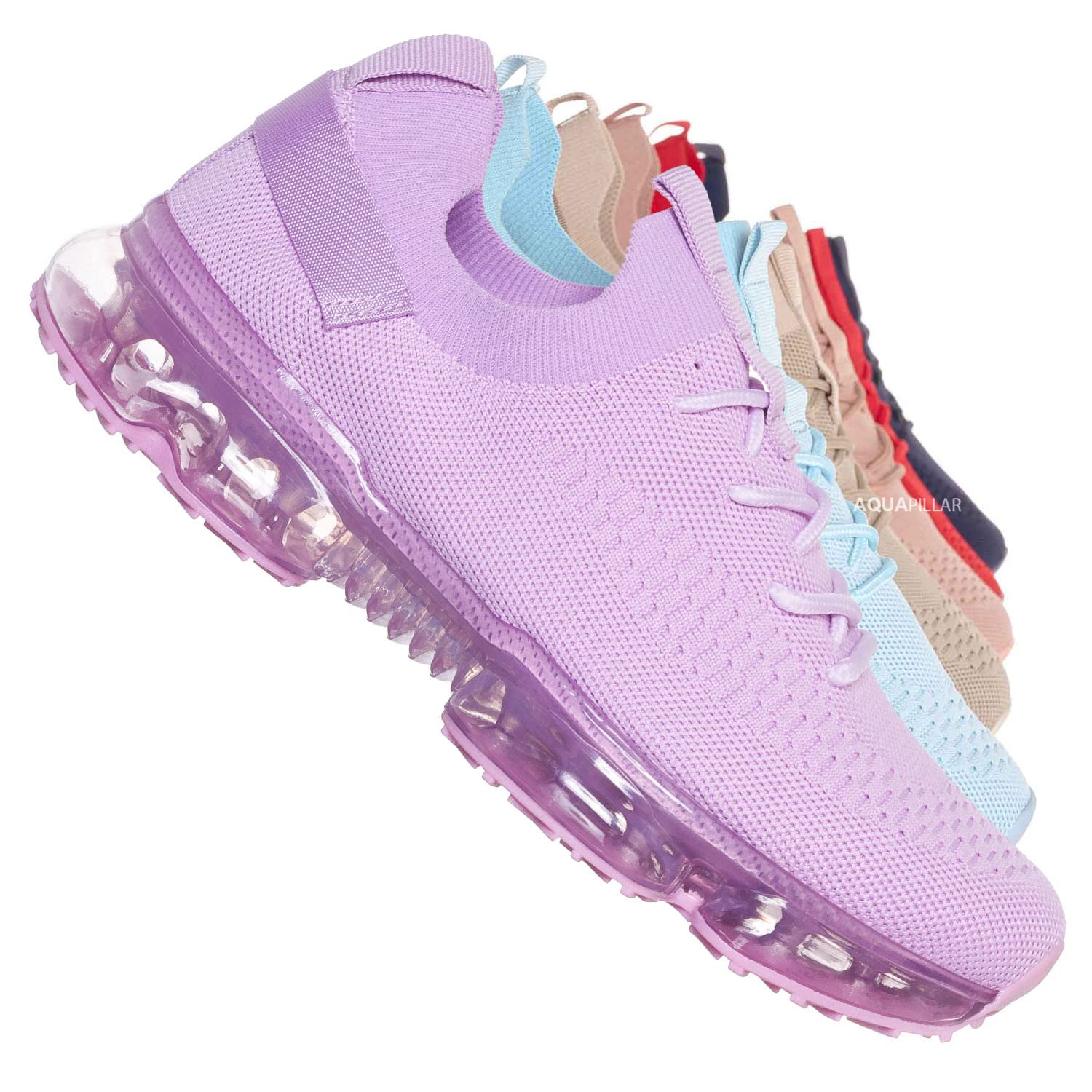 Stretch Mesh Sneakers with Air Cushion - Festival & Casual Wear