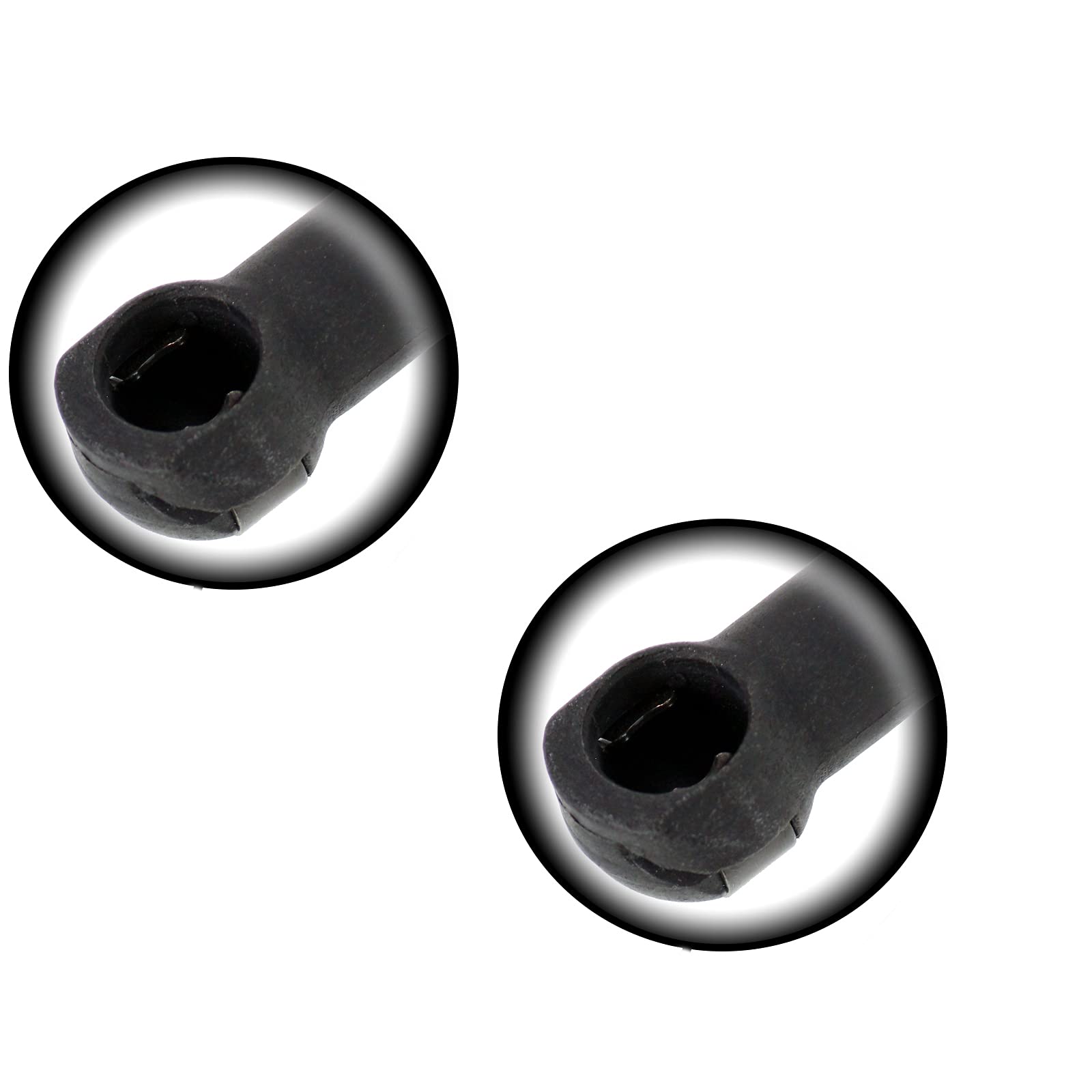 Compatible Rear Window Lift Supports Shocks Struts for SMART Fortwo Coupe 1999-2007 - Pair (2) - Perfect for Window Repair & Maintenance