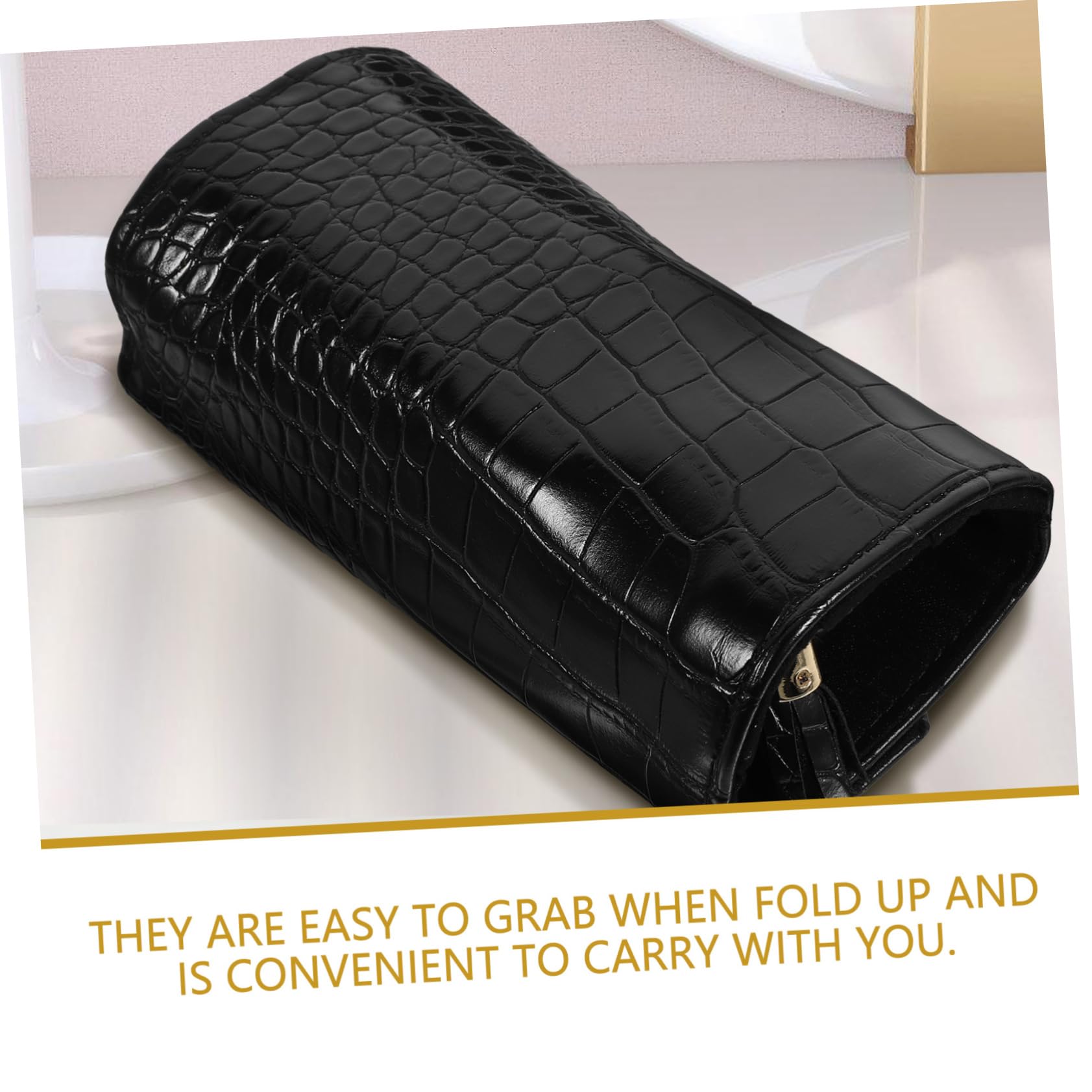 Large Transparent Roll Jewelry Box Organizer - Hanging Toiletry Bag & Travel Tote for Women | Perfect for Travel, Home Storage & Gift Packing | Black Flannel Travel Accessories Pouch with Vacuum Sealer Bags