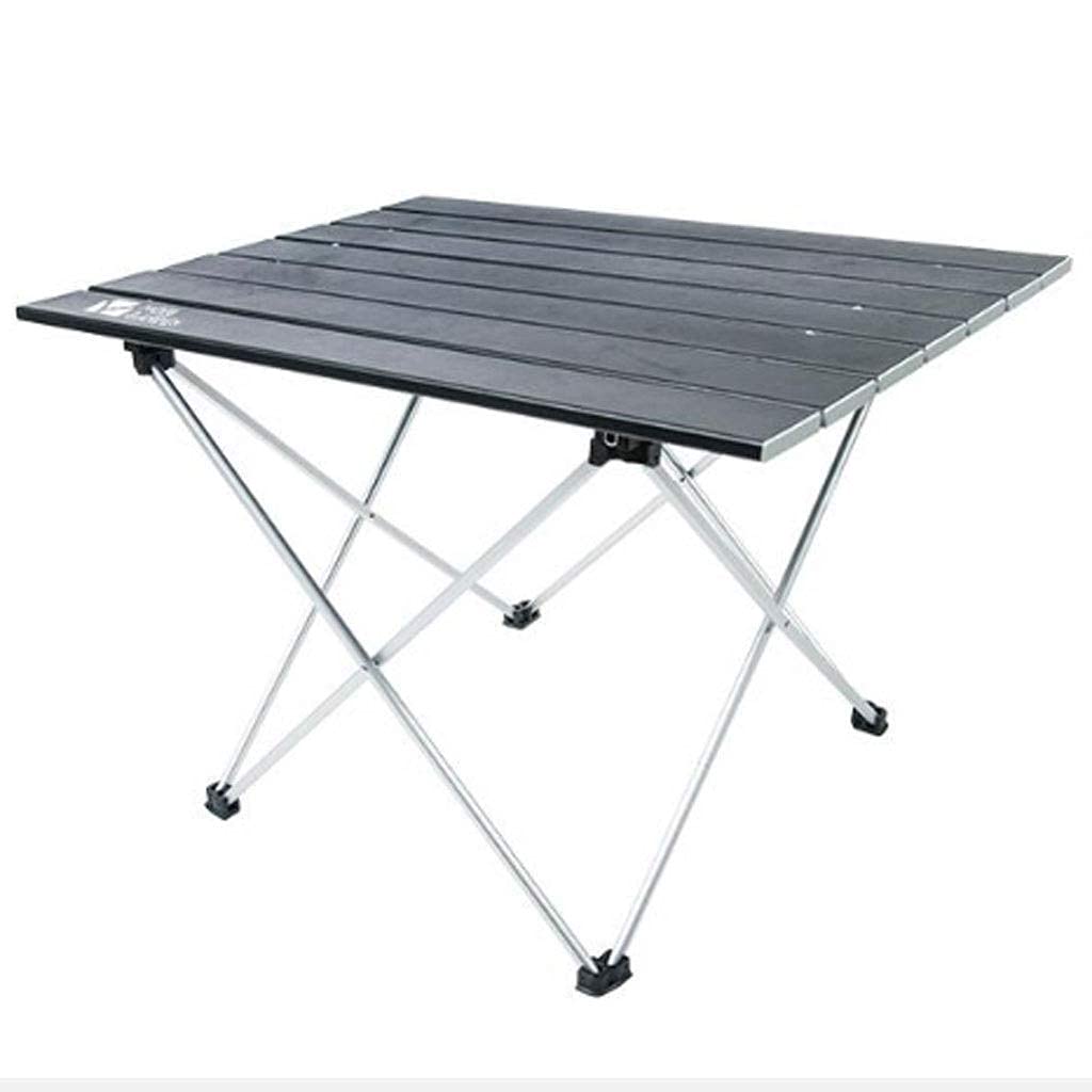 Portable Folding Camping Chair - Lightweight Outdoor Chair for Beach, Picnic, Hiking & Backpacking | Adjustable Reclining Leisure Stool with Side Table (Black) - Perfect for Camping Trips, Backyard Relaxing & Outdoor Adventures