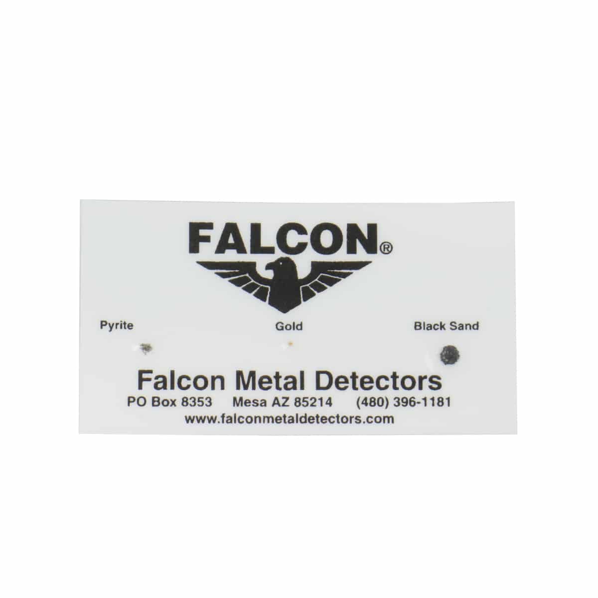Falcon MD20 Gold Tracker Metal Detector Test Strip Card - Professional Gold & Metal Detection Tool for Treasure Hunting, Security Checks & Outdoor Adventures
