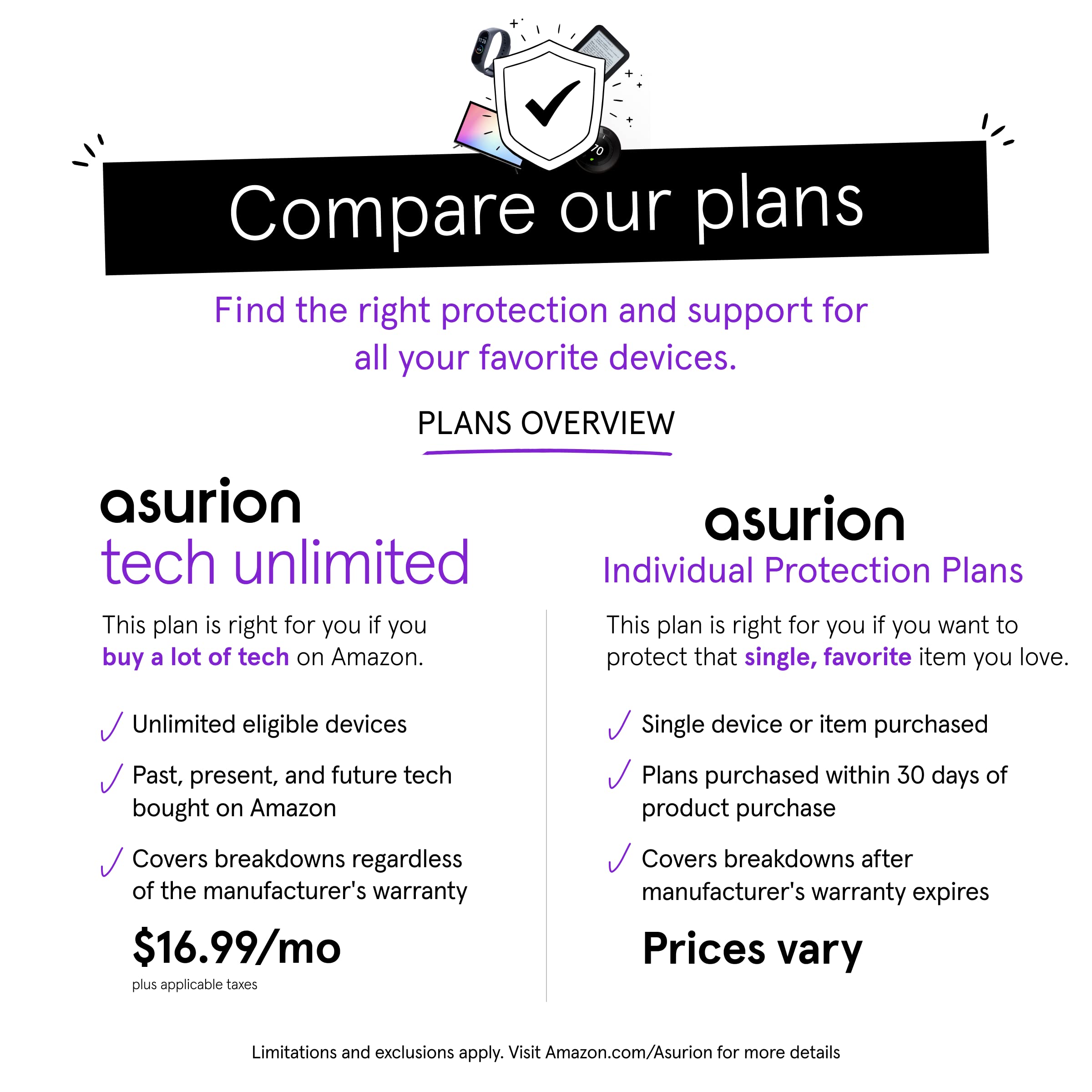 ASURION 3-Year Office Equipment Protection Plan ($90-$99.99) - Laptop, Printer & Computer Coverage for Home & Business Use