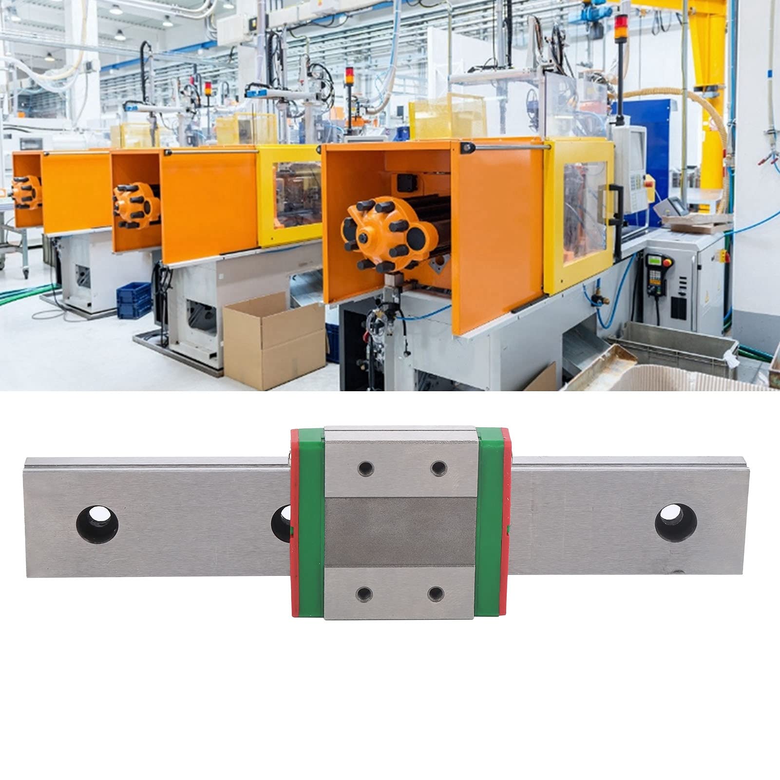 Miniature Linear Rail Guide - High Precision Sliding Rail for 3D Printers & CNC Machines | DIY Projects, Robotics, and Industrial Automation Applications