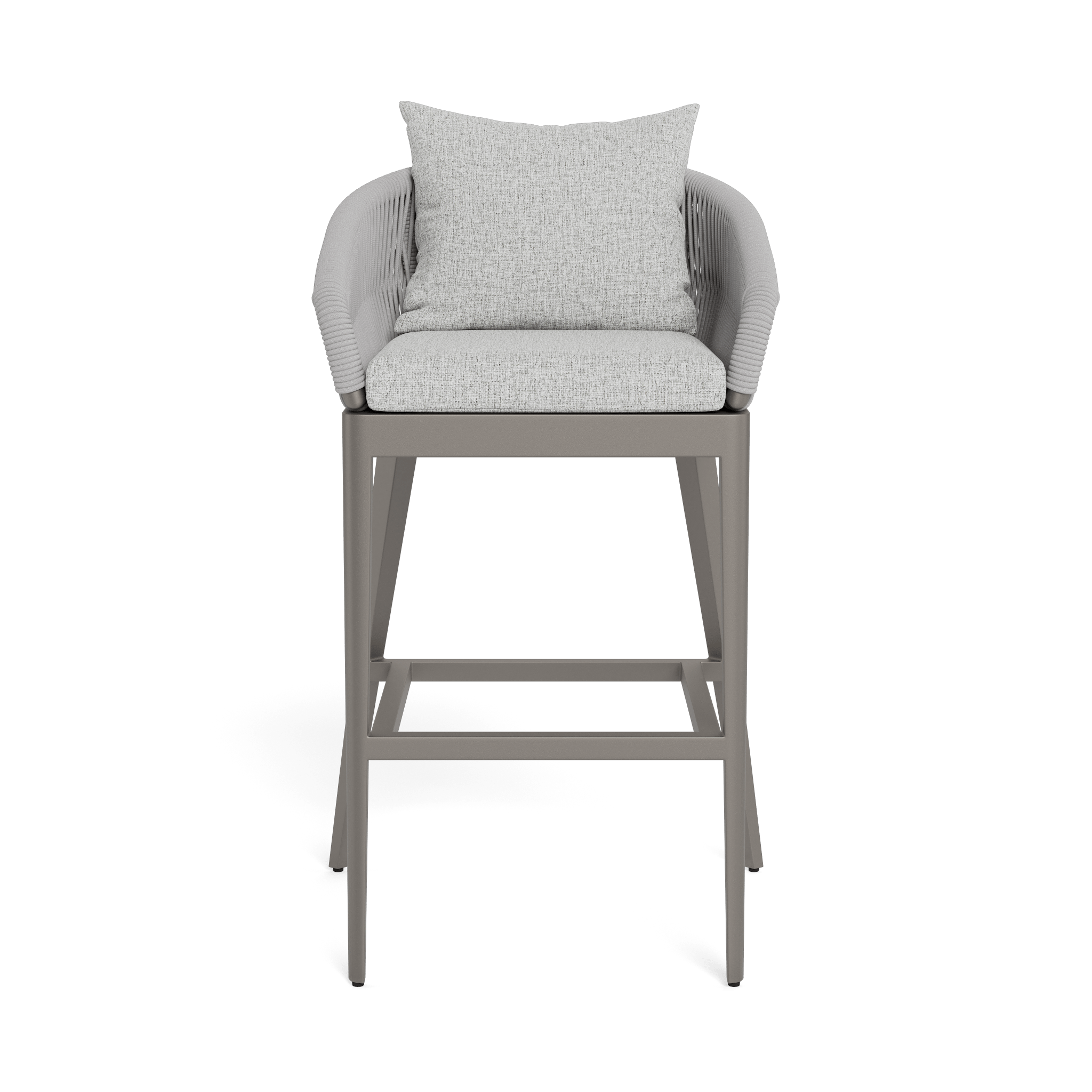 Premium Hamilton Bar Stool - Adjustable Height Metal Frame & Padded Seat for Kitchen Island, Home Bar & Counter - Comfortable & Durable Dining Stool for Indoor Use