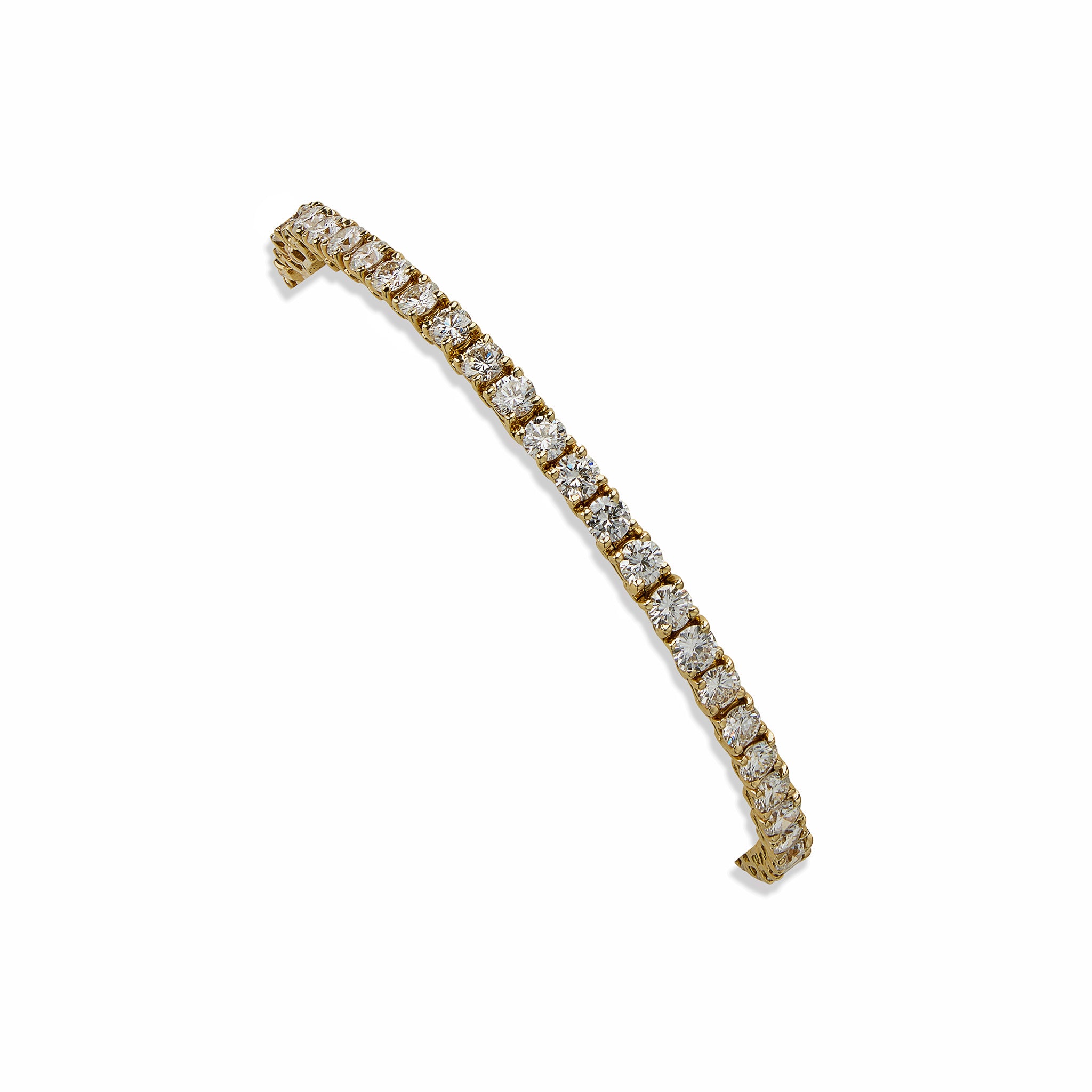 Van Cleef & Arpels Diamond Line Bracelet - 18K White Gold Luxury Tennis Bracelet for Women, Perfect for Weddings, Anniversaries & Special Occasions