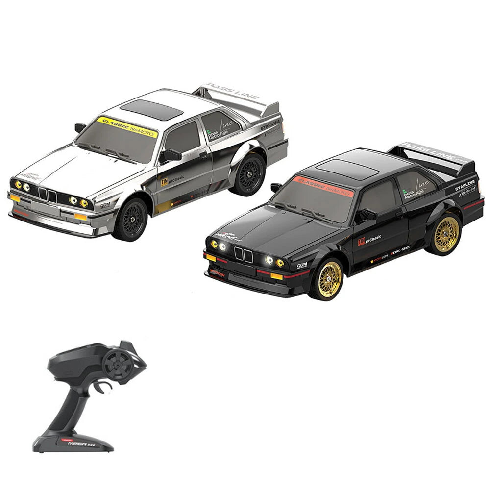 KAMTOM DC162A 1/16 Scale 4WD High-Speed Drift RC Car - 50km/h, ESP Gyro System, LED Headlights - Perfect for Indoor/Outdoor Racing, Drift Practice & RC Hobby Enthusiasts