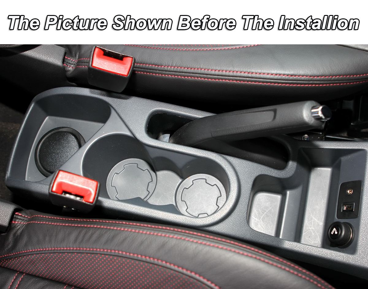 Ford Ecosport 2013-2017 Leather Armrest Box - Car Center Console Storage for Comfort