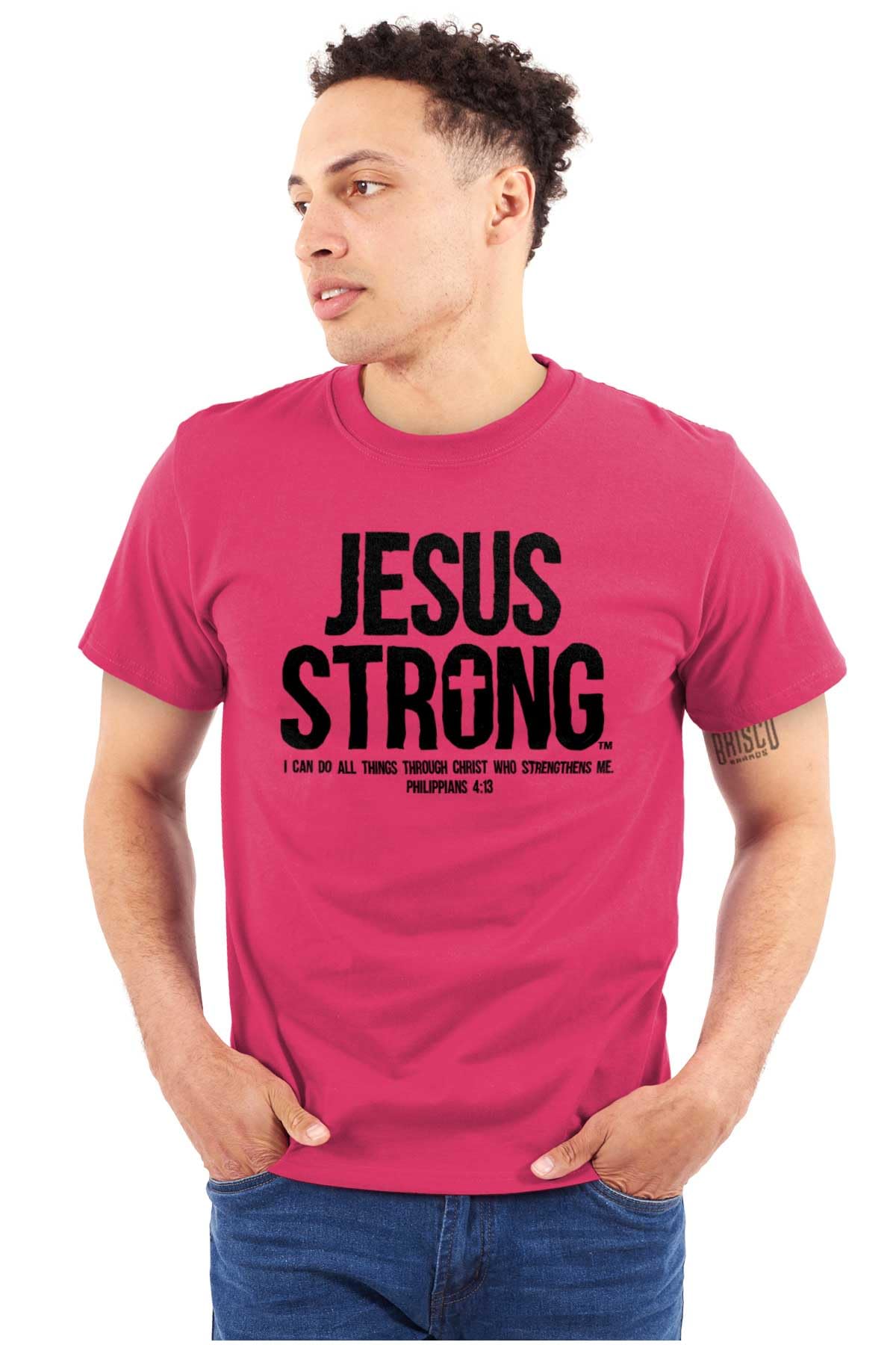 Bible Verse T-Shirt Philippians 4:13 for Men & Women - Faith Apparel