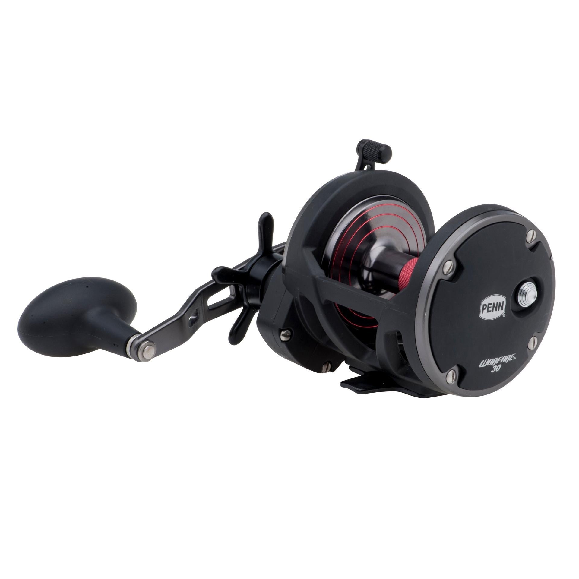 Warfare™ Star Drag Conventional Fishing Reel - Saltwater & Freshwater Spinning Reel for Surf Casting, Trolling & Offshore Fishing