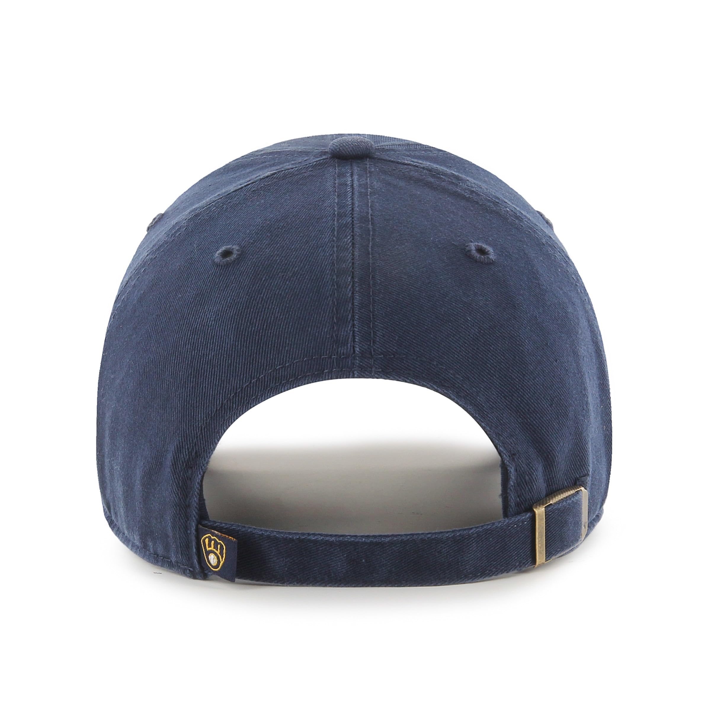 Milwaukee Brewers '47 Clean Up Adjustable Snapback Hat - Navy Blue Baseball Cap for Men & Women - Perfect for Games, Tailgating & Casual Wear
